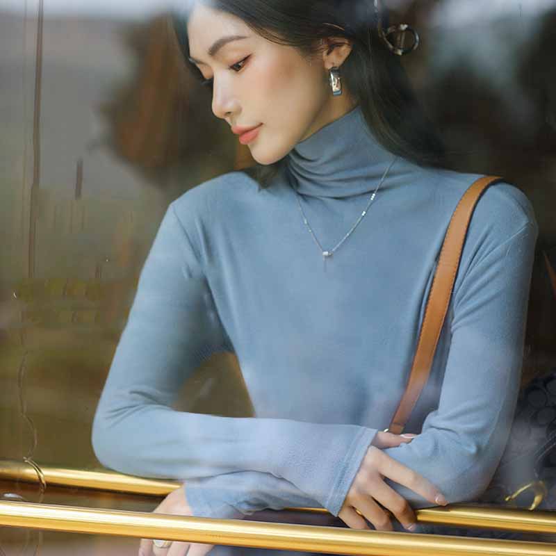 Fleece Half-high Collar Outer Wear Bottoming Shirt