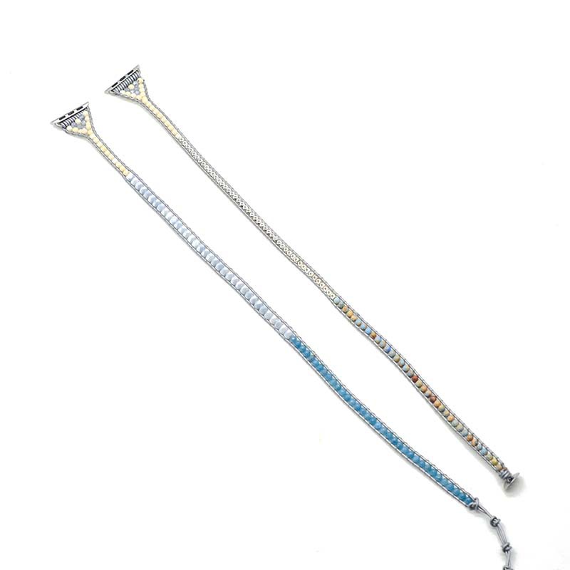 Popular Accessories Natural Stone Woven Watch Band