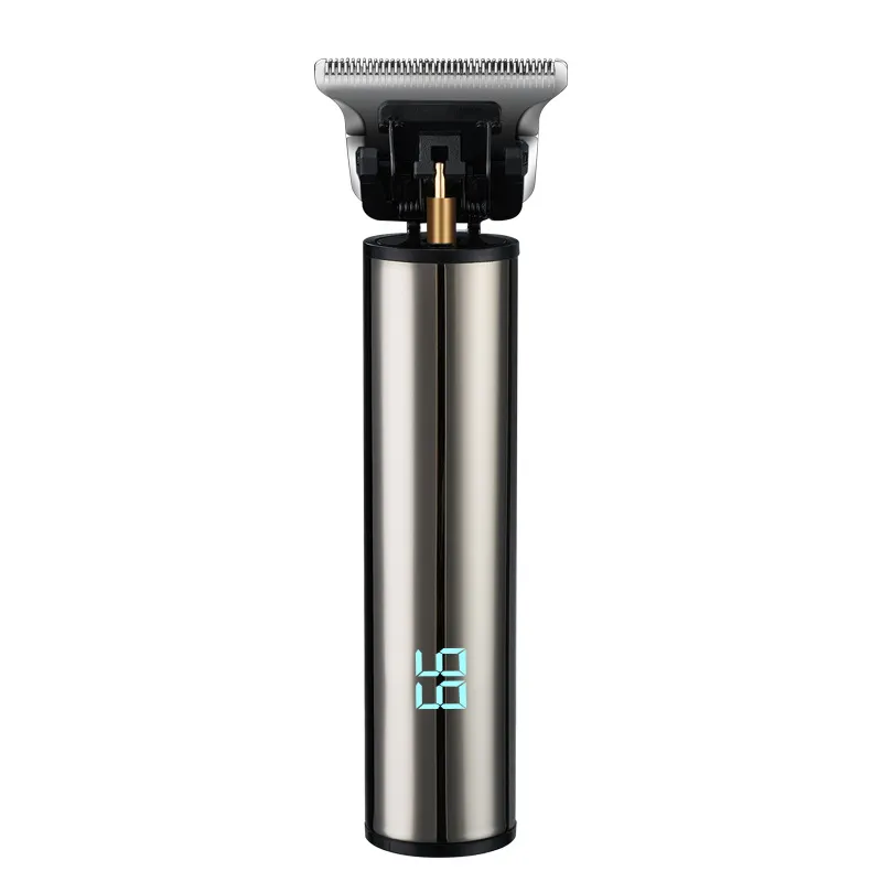 Oil Head Electric Hair Clipper Electric Carving Knife Razor Knife Bald Hair Cutting Salon - Black