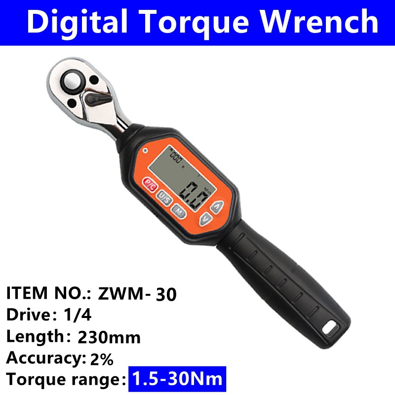 Title 2, Movable Head Digital Display Torque Wrench