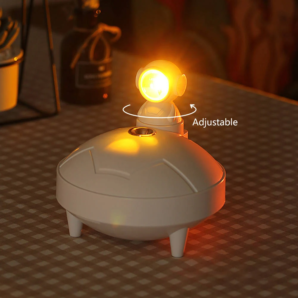 Astronaut Sunset Lamp Humidifier 2 Spraying Mode 360 Degree Rotating Head Astronaut Light USB Charging Projector Lamp — foto 4