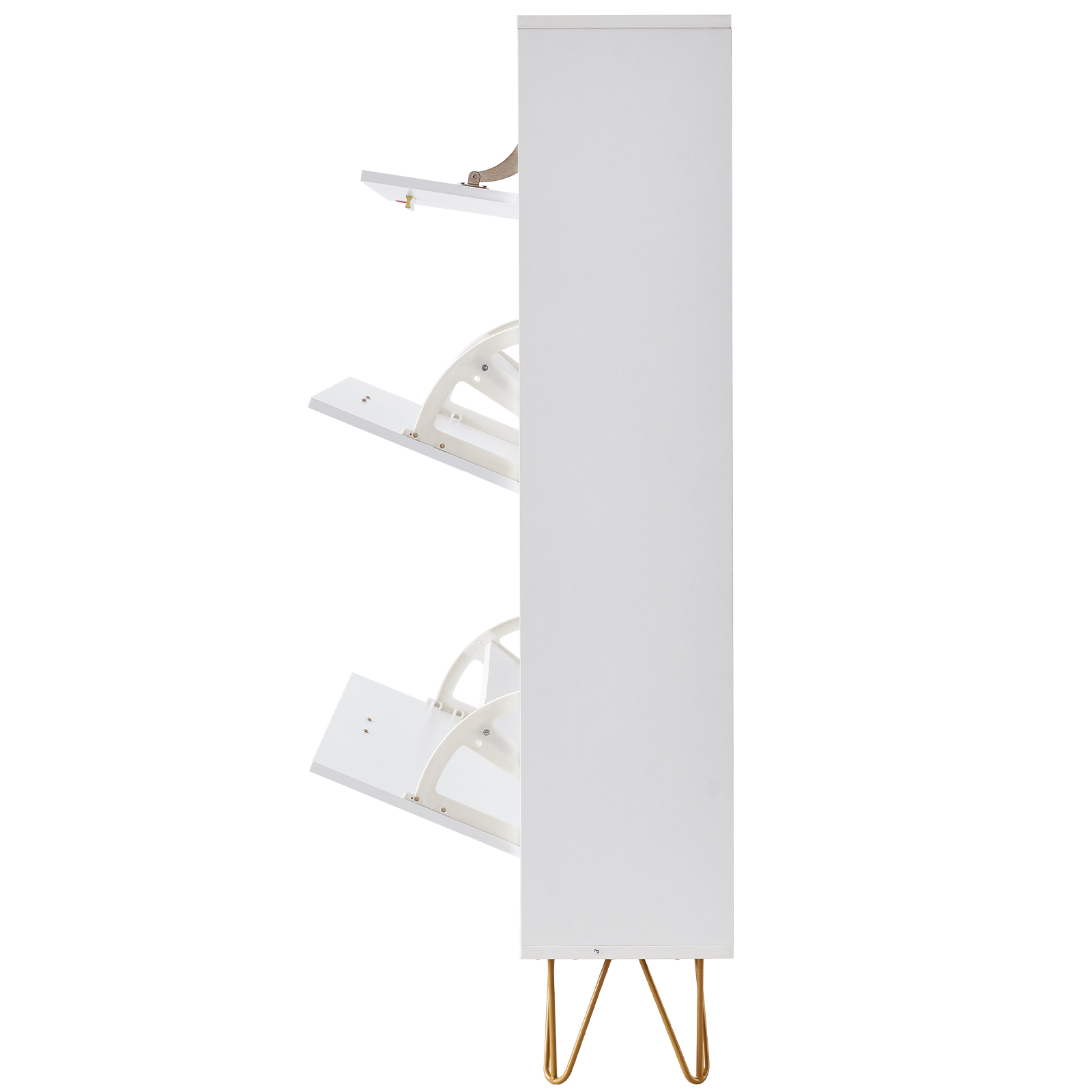 VEVOR Shoe Cabinet With 3 Flip Drawers, Shoe Storage Cabinet For Entryway, Free Standing Shoe Storage… image 5