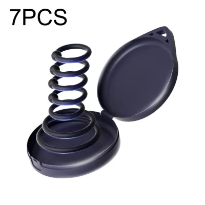 7-Piece Premium Silicone Cock Rings Set For Men - High Tension Adjustable Penis Rings With Storage Case, Stretchy Enhancer For Intimacy & Performance