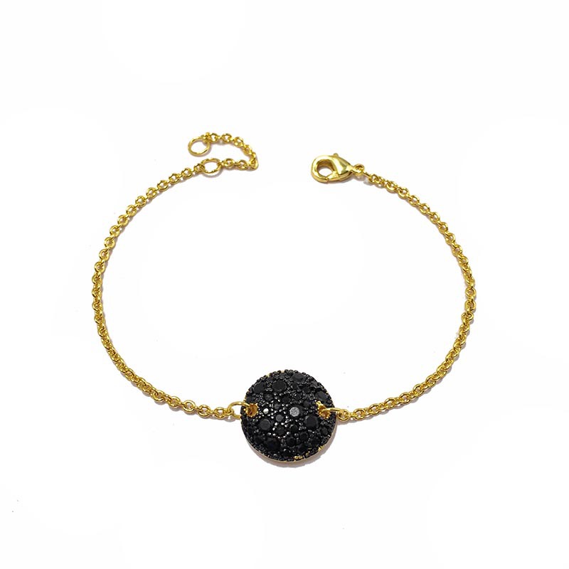Gorgeous Color Small Mushroom Round Fancy Color Diamond Bracelet