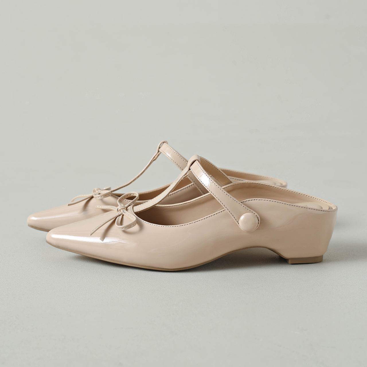 Bow T-Strap Slingback Mules, picture 3 of 4