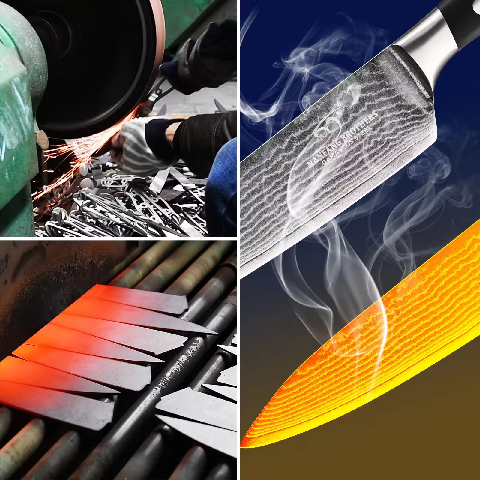 In Stock 8-inch Premium Damascus Steel 67-layer Kitchen Chef Sashimi Knife With ABS Handle, Three Rivets, Gift Box 6