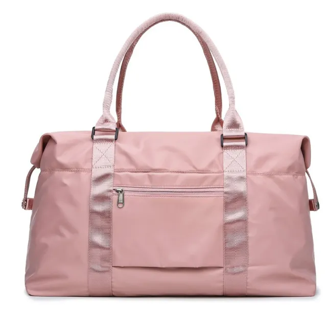 Travel Duffel Bags Sports Fitness Gym Tote Bag Women Weekender Overnight Bag Pink - Shop at LoveMi
