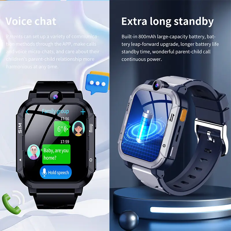 4G Kids Smart Watch With GPS Tracker Video Call Touch Screen Camera Waterproof Educational Smartwatch For Boys And Girls