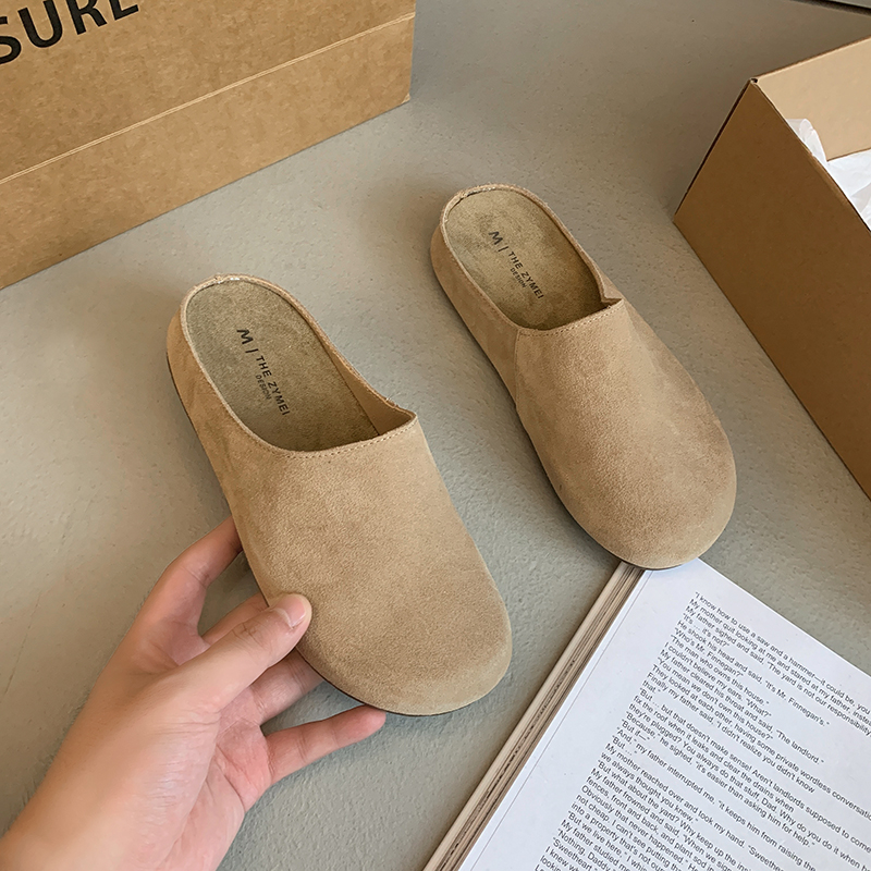 Women's Platform Closed Toe Birken Mules, 2026 New Slip-On Soft Sole Retro Cute Ugly Sandals For Spring, Autumn & Summer Outdoor Wear