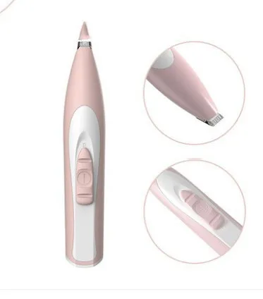 Cat And Dog Foot Hair Clippers Usb Interface Hair Trimmer Pink - Shop at LoveMi