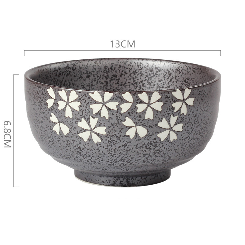 Title 5, Creative Personality Vintage Ceramic Rice Bowl