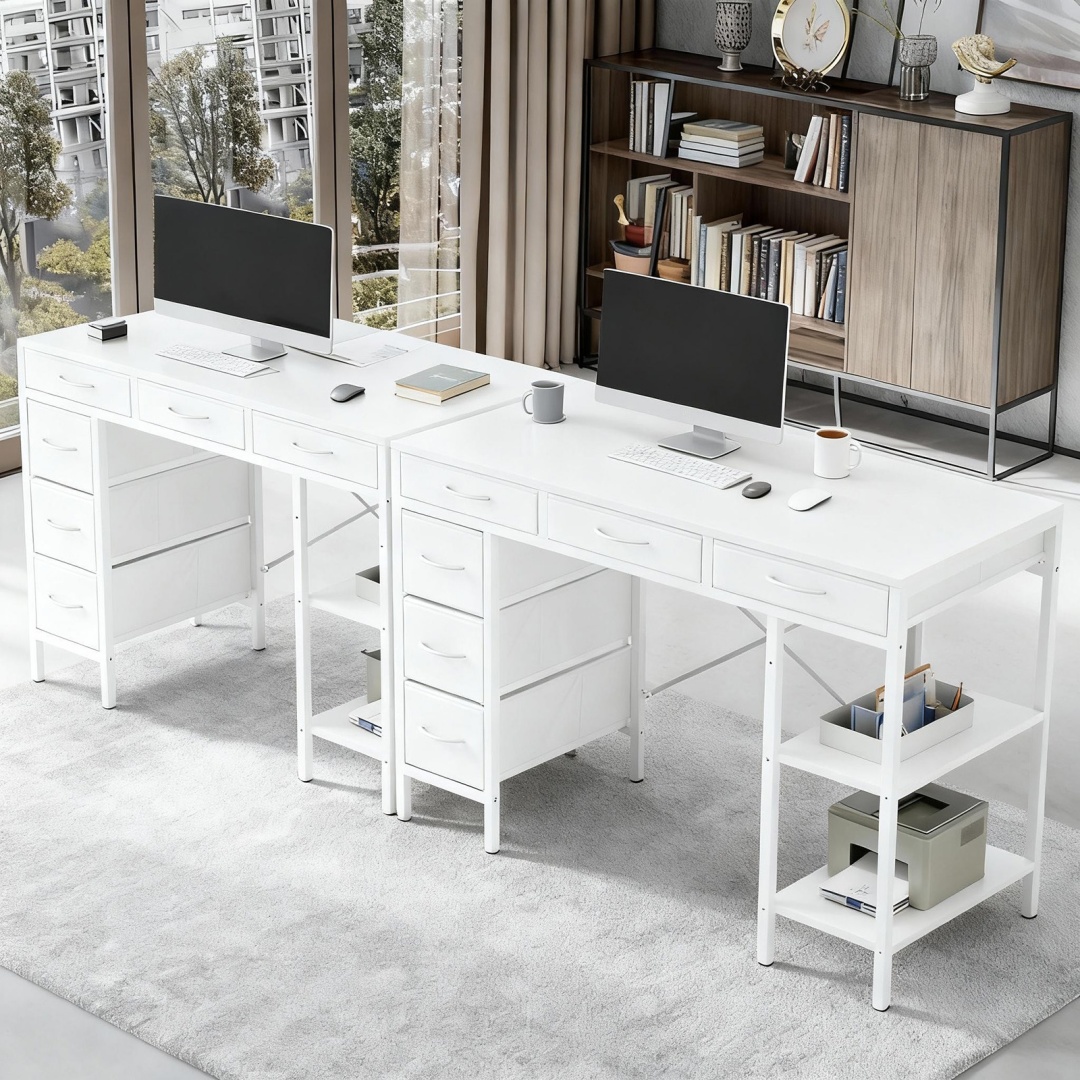 55-inch Computer Desk With 6 Drawers image 20