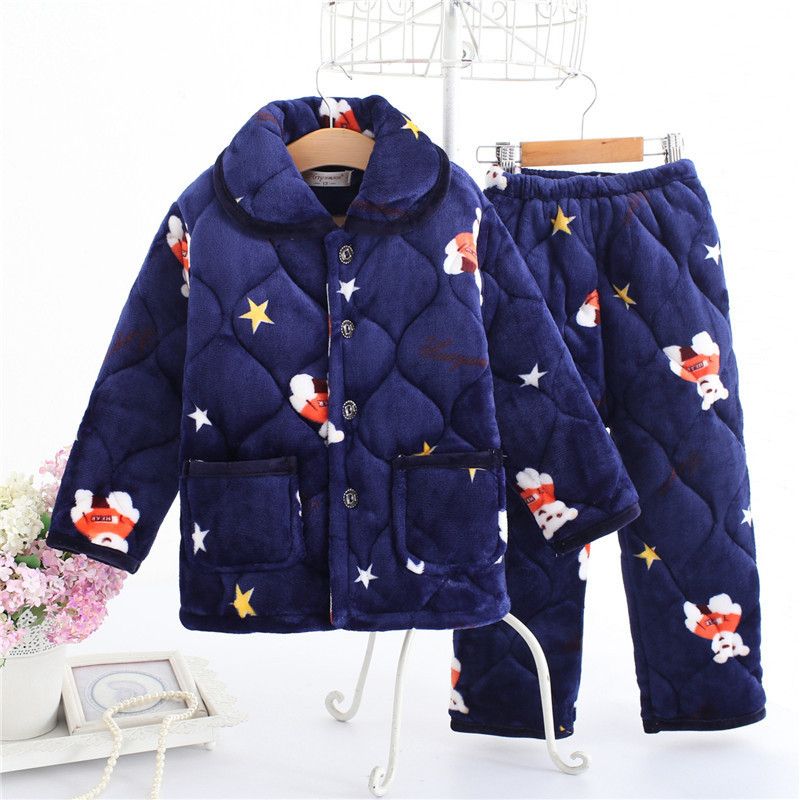 Title 7, Childrens warm pajama set for cozy nights. Sof...