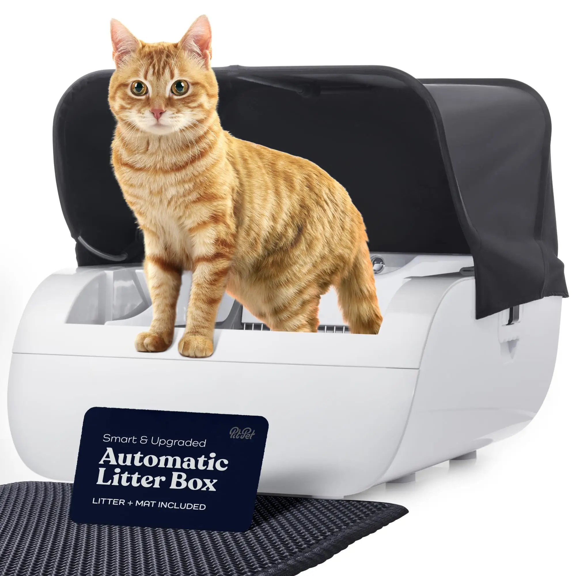 Smart Cat Litter Box Wide Opening