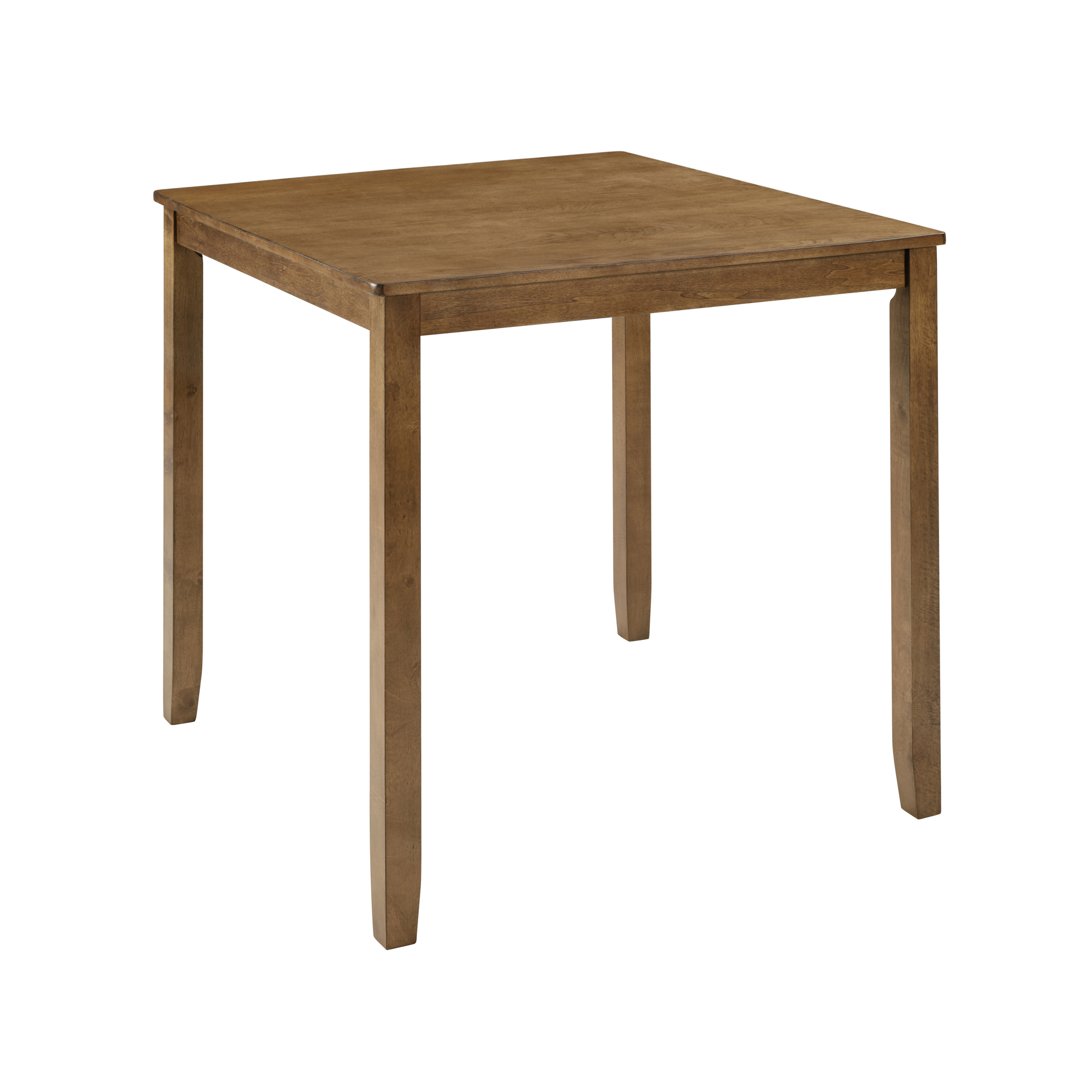 Oak Finish 5-Piece Counter Height Dining Set – Square Table & 4 X-Back Chairs, Solid Wood Frame, Waterproof Surface, Easy Assembly – Perfect for Small Spaces, Kitchen, Apartment or Breakfast Nook — foto 6