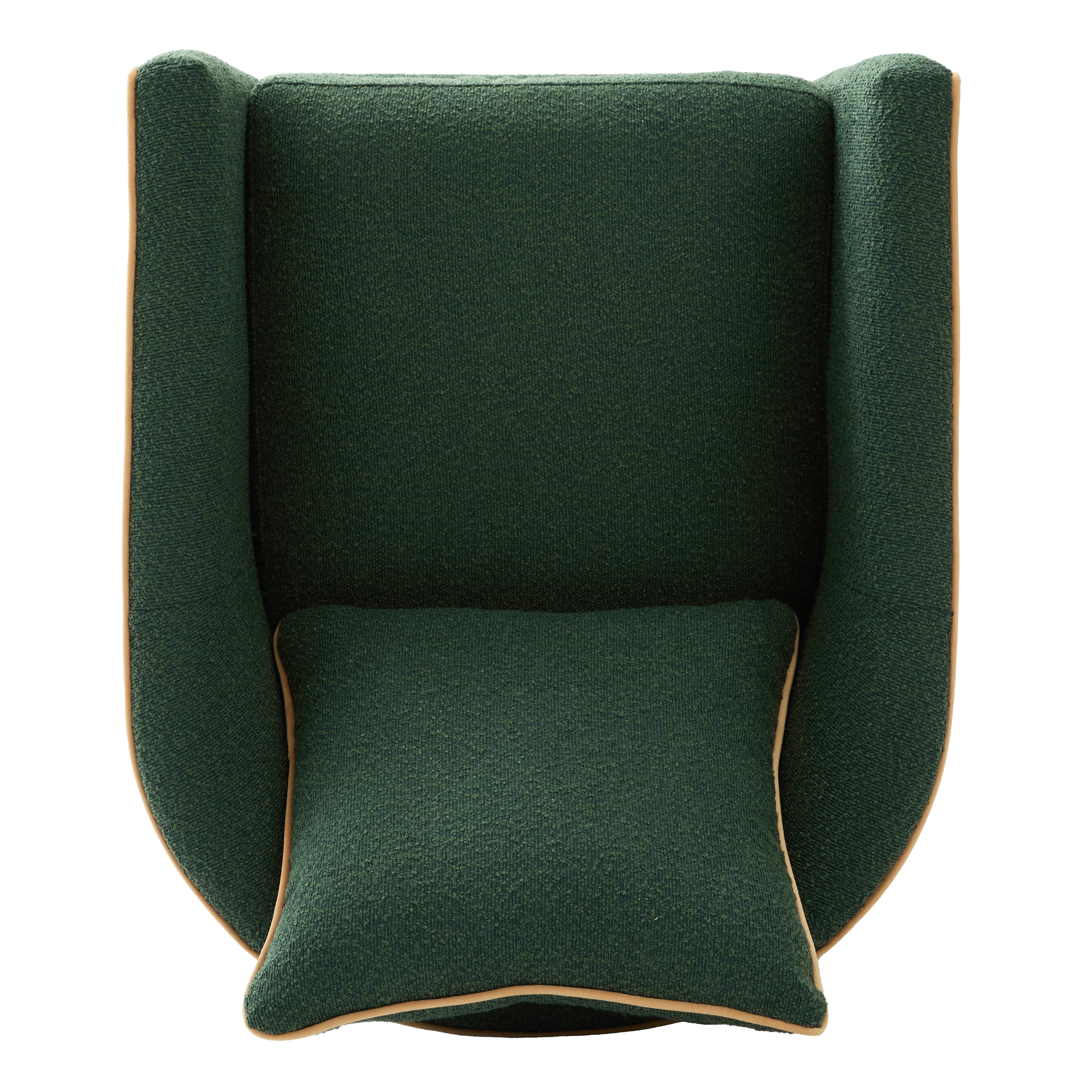 Swivel Accent Chair Upholstered Club Chair Barrel Sofa Chair for Living Room , Reading Corner, and Small Spaces, Green — foto 7