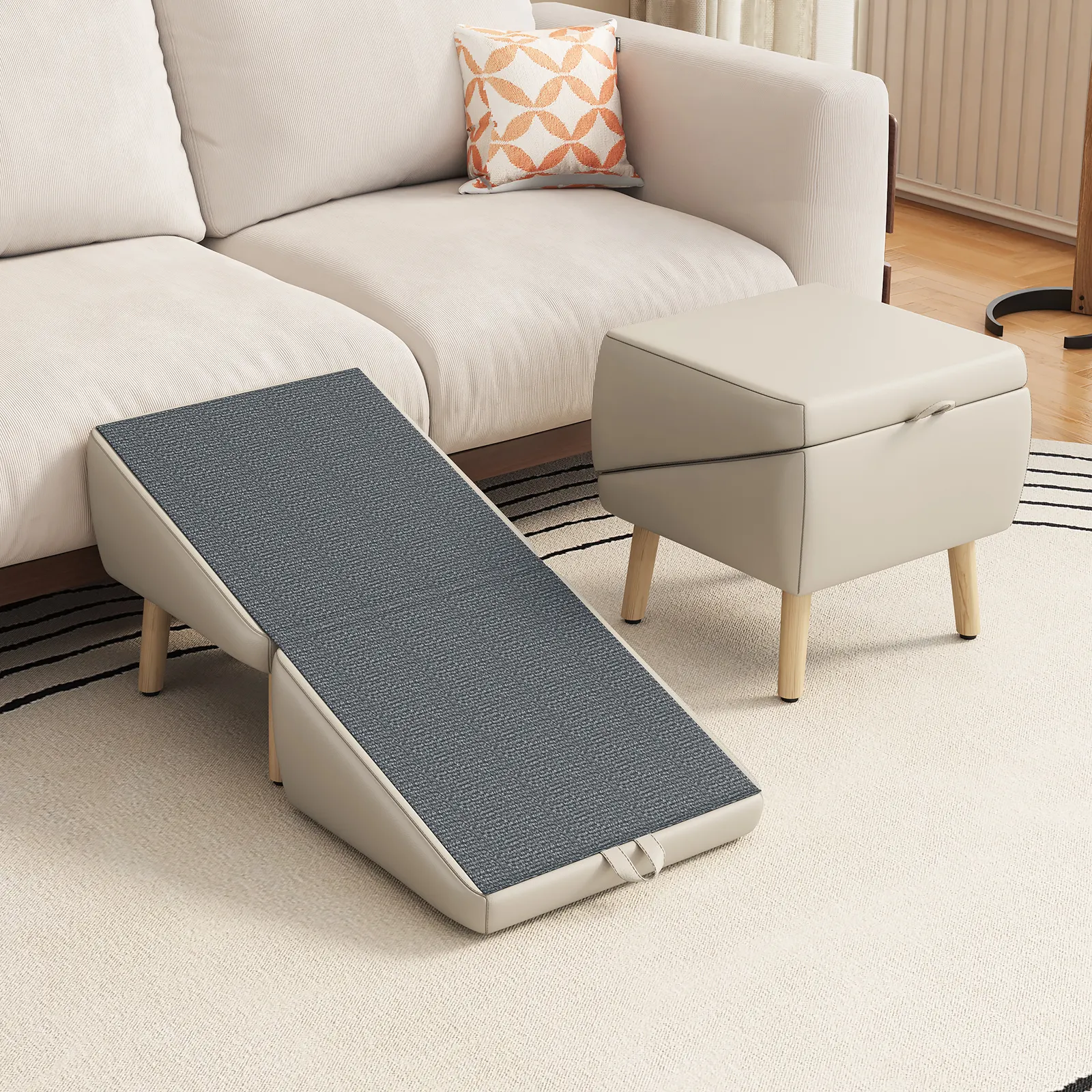 (UPGRADED) Dog Stairs for Small Dogs