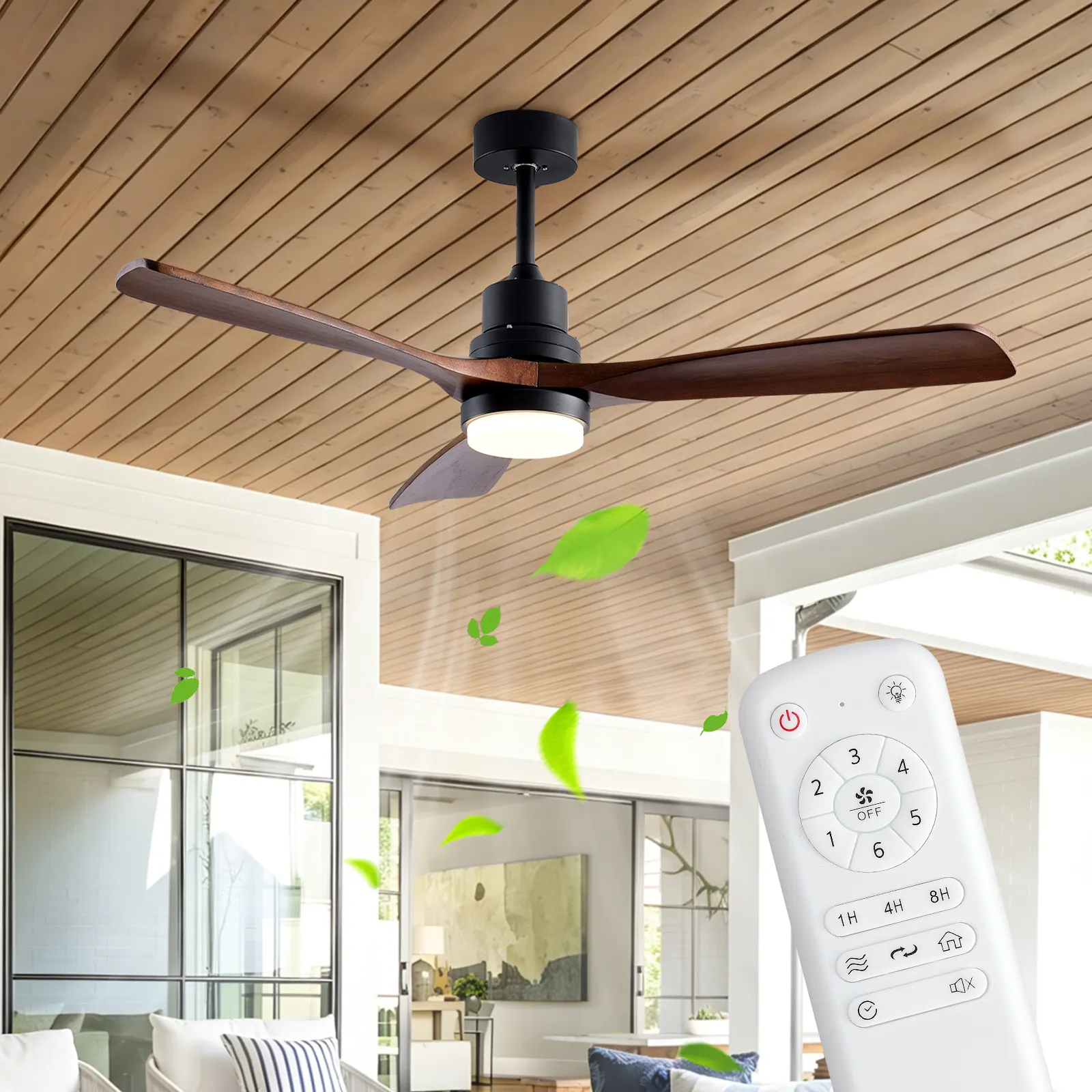 52" Wooden Ceiling Fans