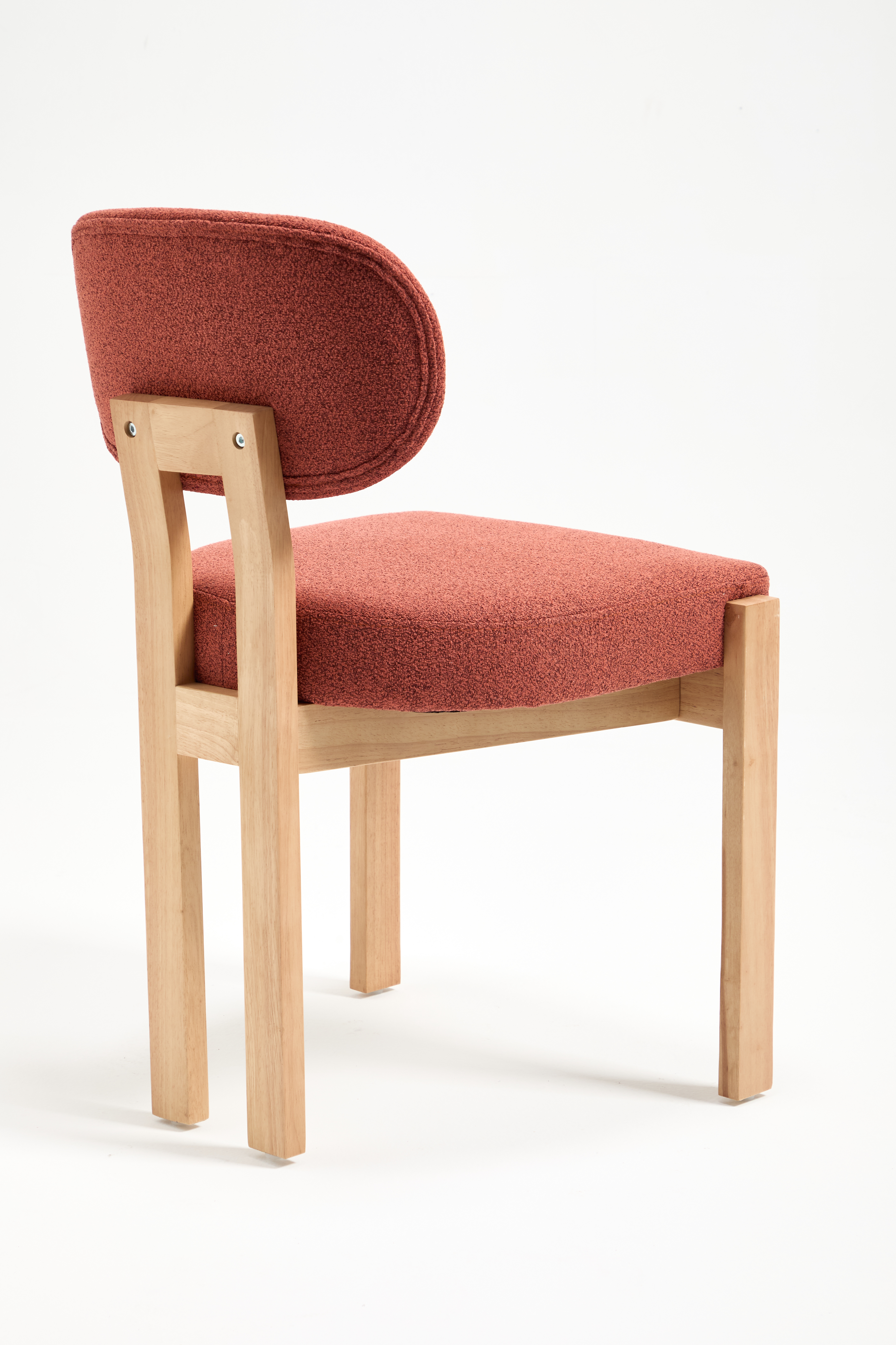 Wooden Dining Chairs Set of 2, Modern Fabric Upholstered Dining Room Chair Kitchen Chairs, Farmhouse Dinner Chair for Kitchen Dining Room 2