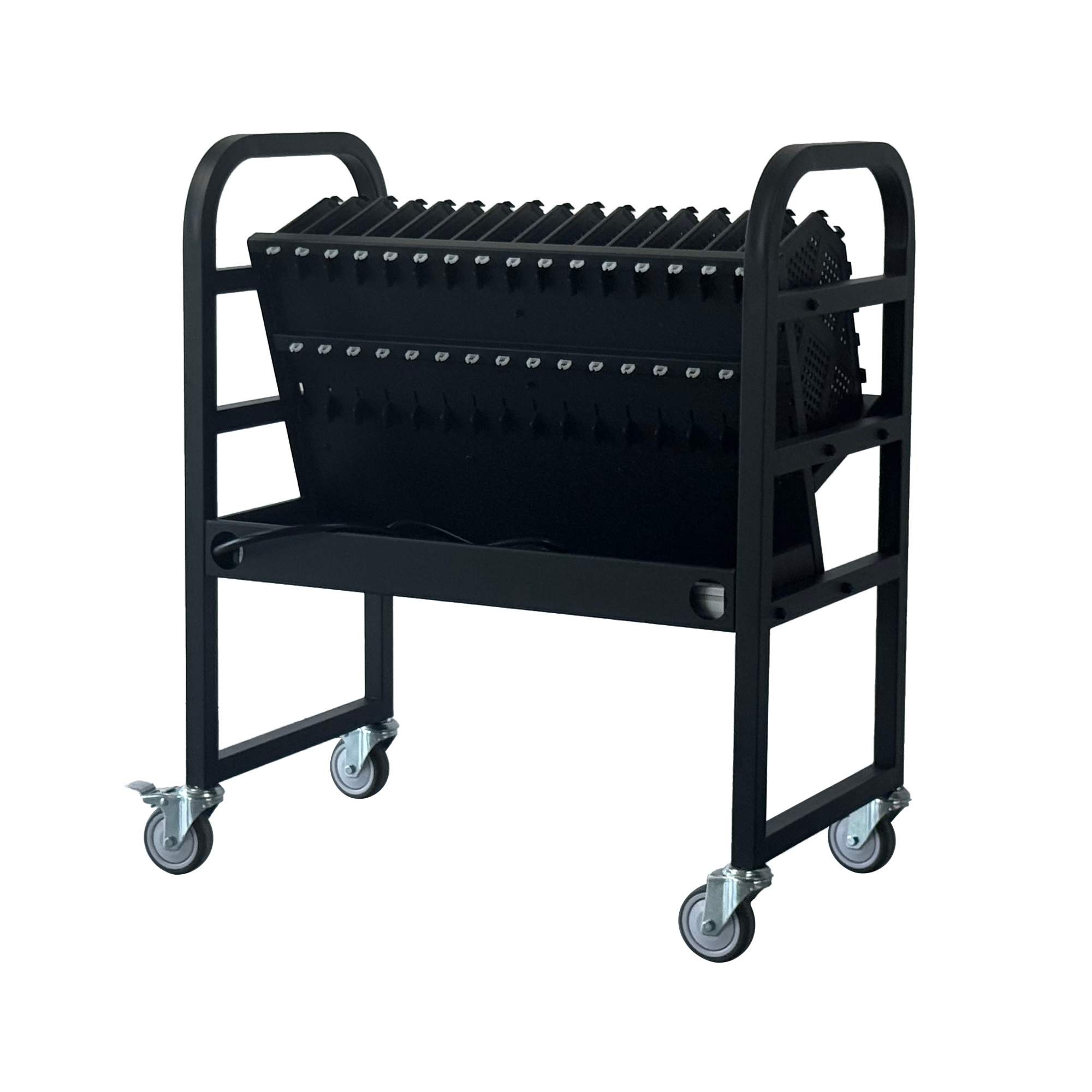 16-Device Mobile Open School Charging Cart Station for Ipads, Chromebooks, Tablets and Laptops Computer with Power Strip Included, Assembly Required — foto 16
