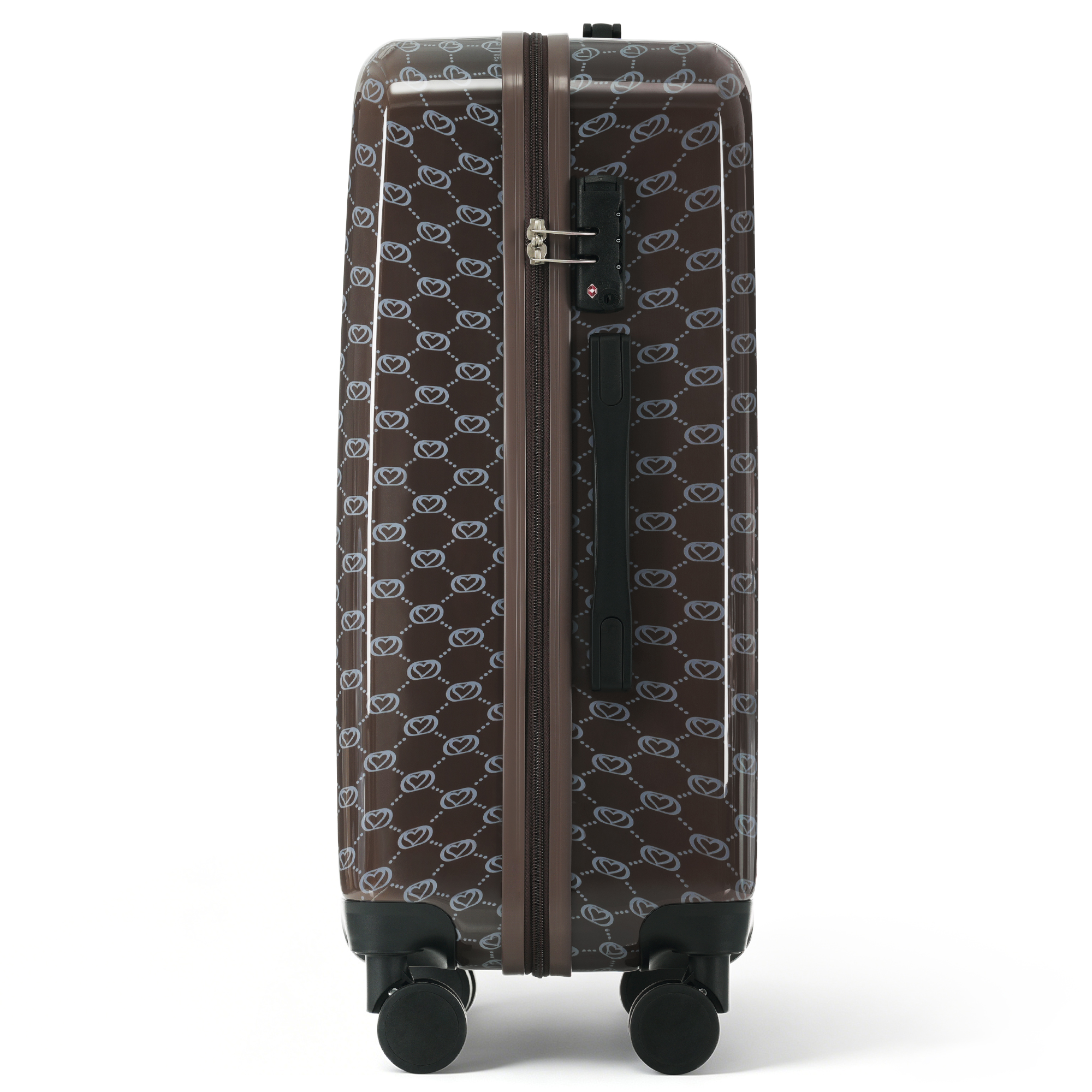 5-Piece Hardside Luggage Set with TSA Lock, 14/16/20/24/28 Inch ABS Spinner Suitcases, 360° Quiet Rolling Wheels, Multi-Stage Adjustable Handle (brown) 3