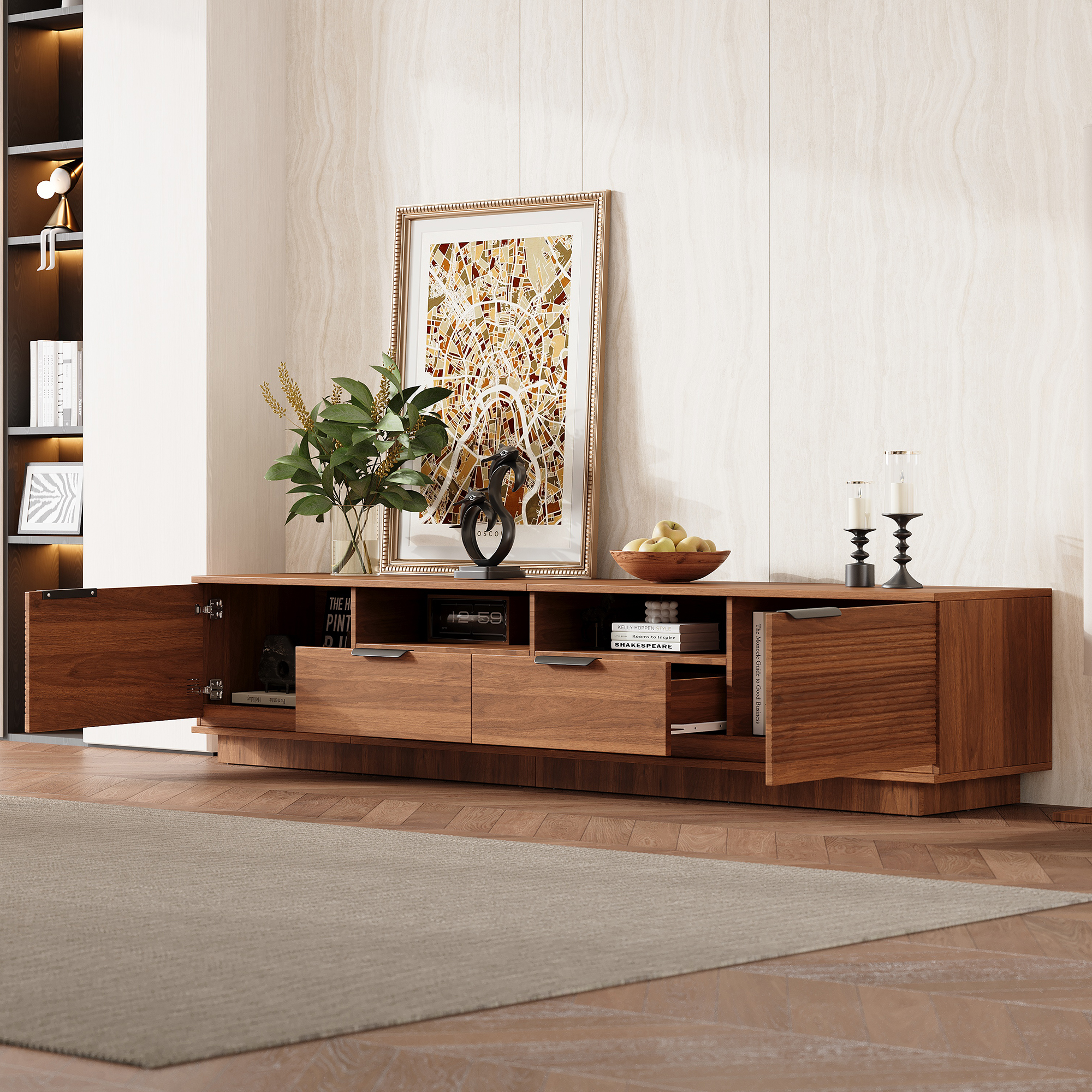 78 inch Modern TV Stand