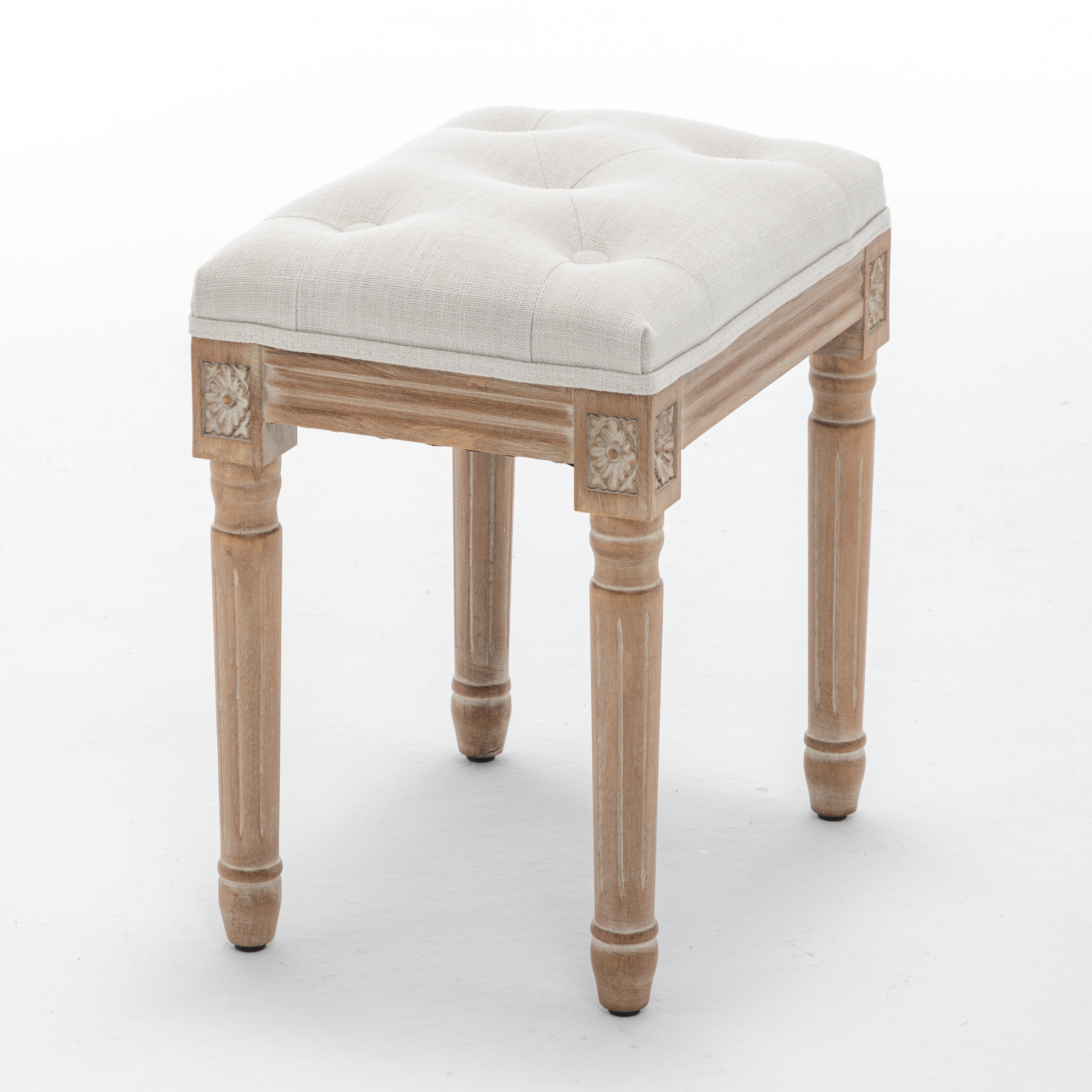 Tufted Vanity Stool, picture 1 of 5