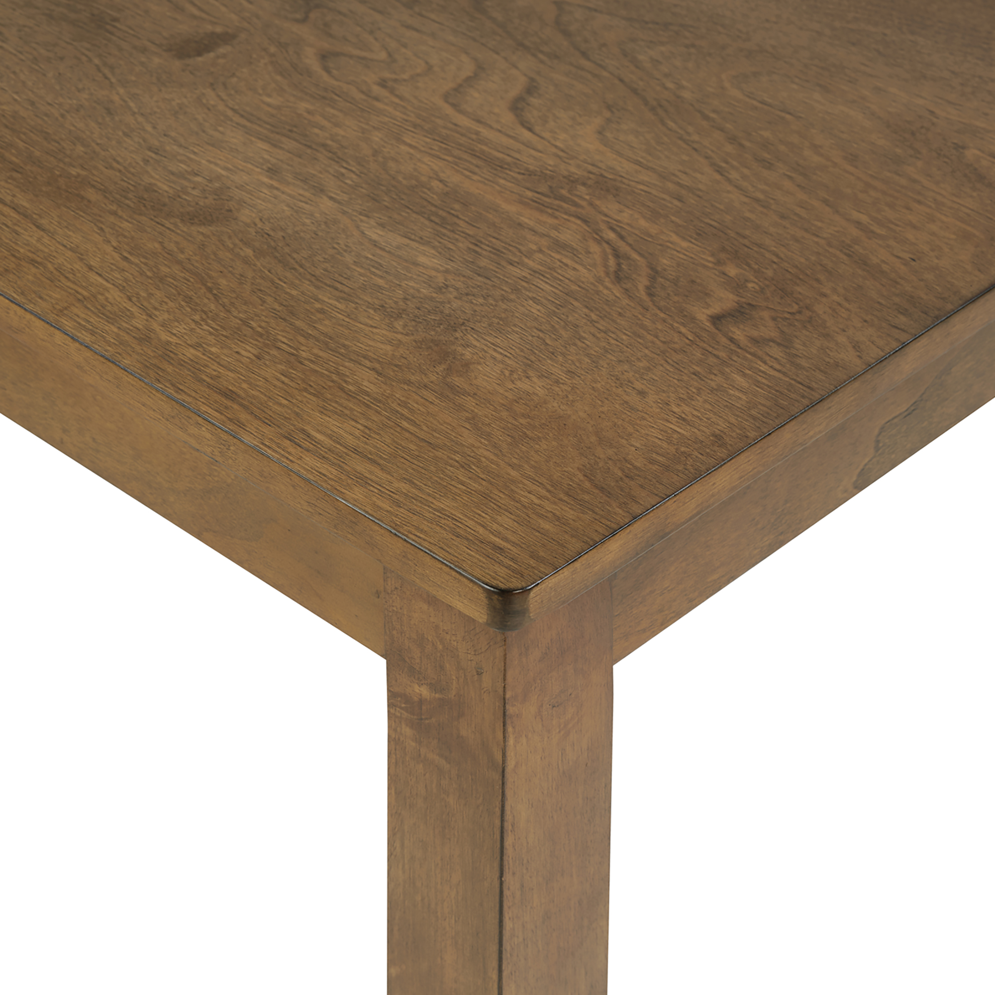 Wooden Dining Square Table, Kitchen Table for Small Space, 4 Person Dining Table, Oak ONLY THE TABLE 3