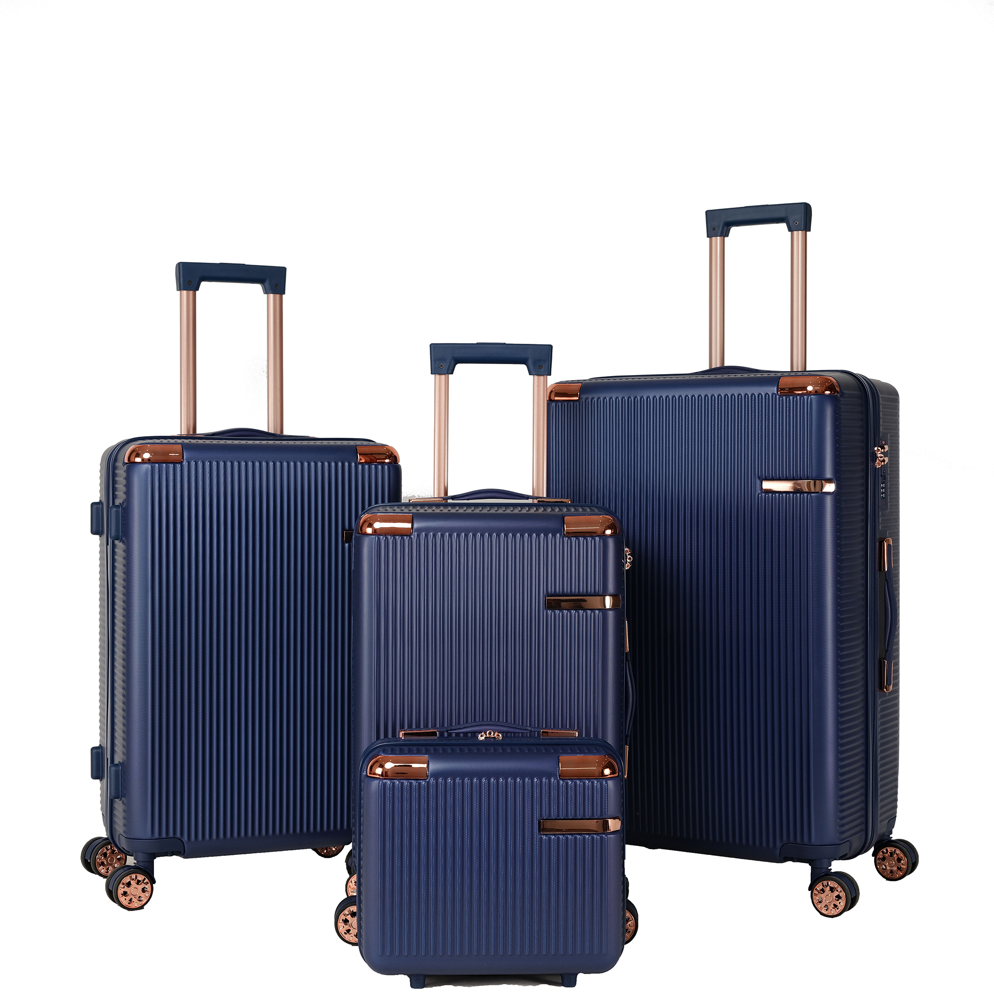 4-piece hard luggage 360 dual rotating four-wheel