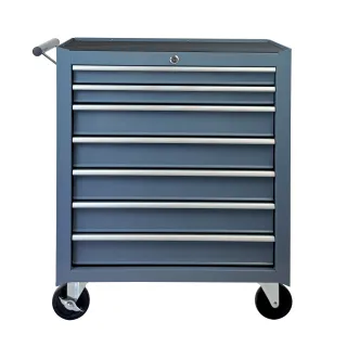 Rolling Tool Chest with 7-Drawer Tool Box with Wheels Multifunctional Tool Cart Mechanic Tool Storage Cabinet for Garage, Warehouse, Workshop, Repair Shop -GREY