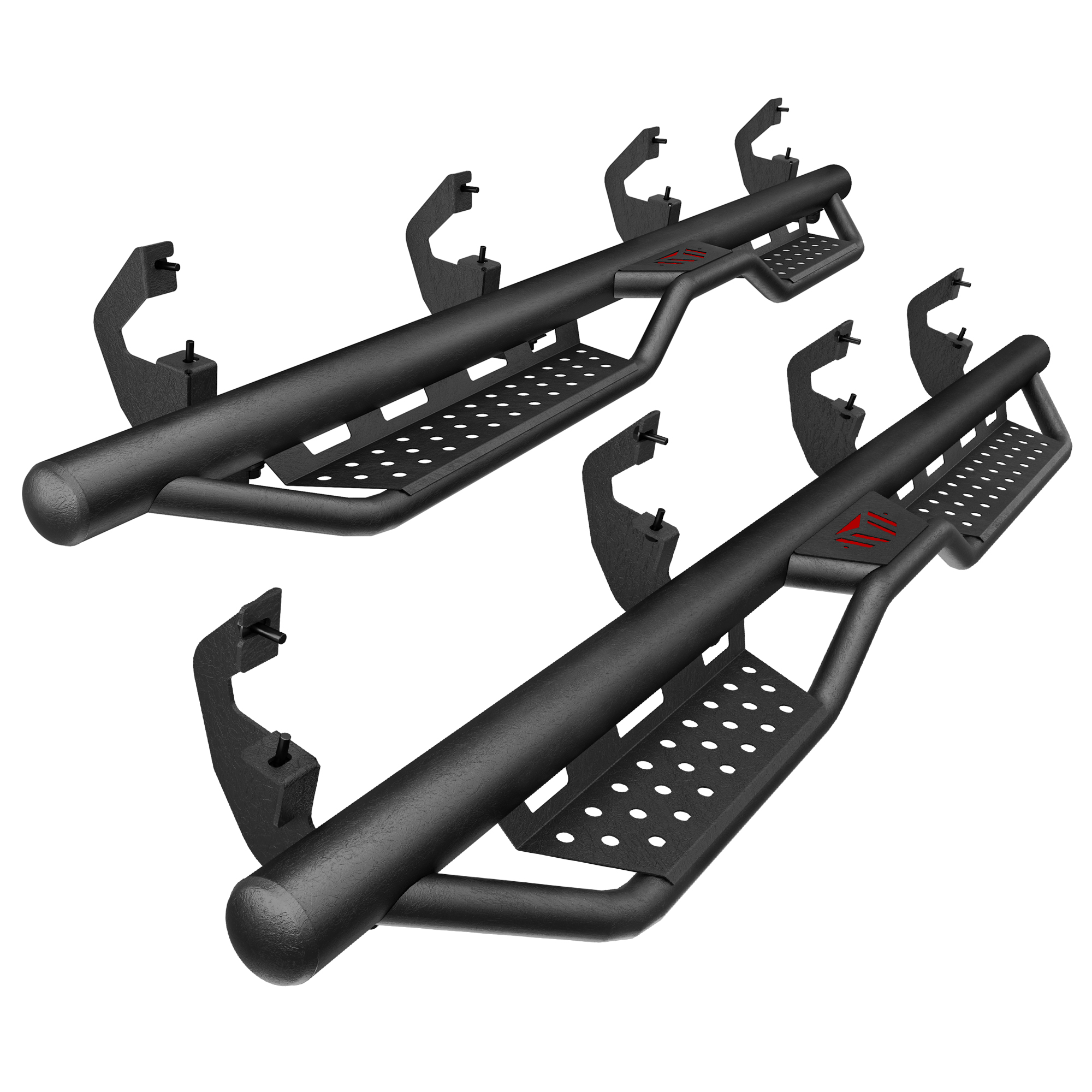 Cab Running Boards Compatible for 2019-2025 Chevy Silverado & GMC Sierra 1500/2020-2025 Chevrolet Silverado/GMC Sierra 2500 HD 3500 HD Crew Cab 2500HD/3500HD — foto 8