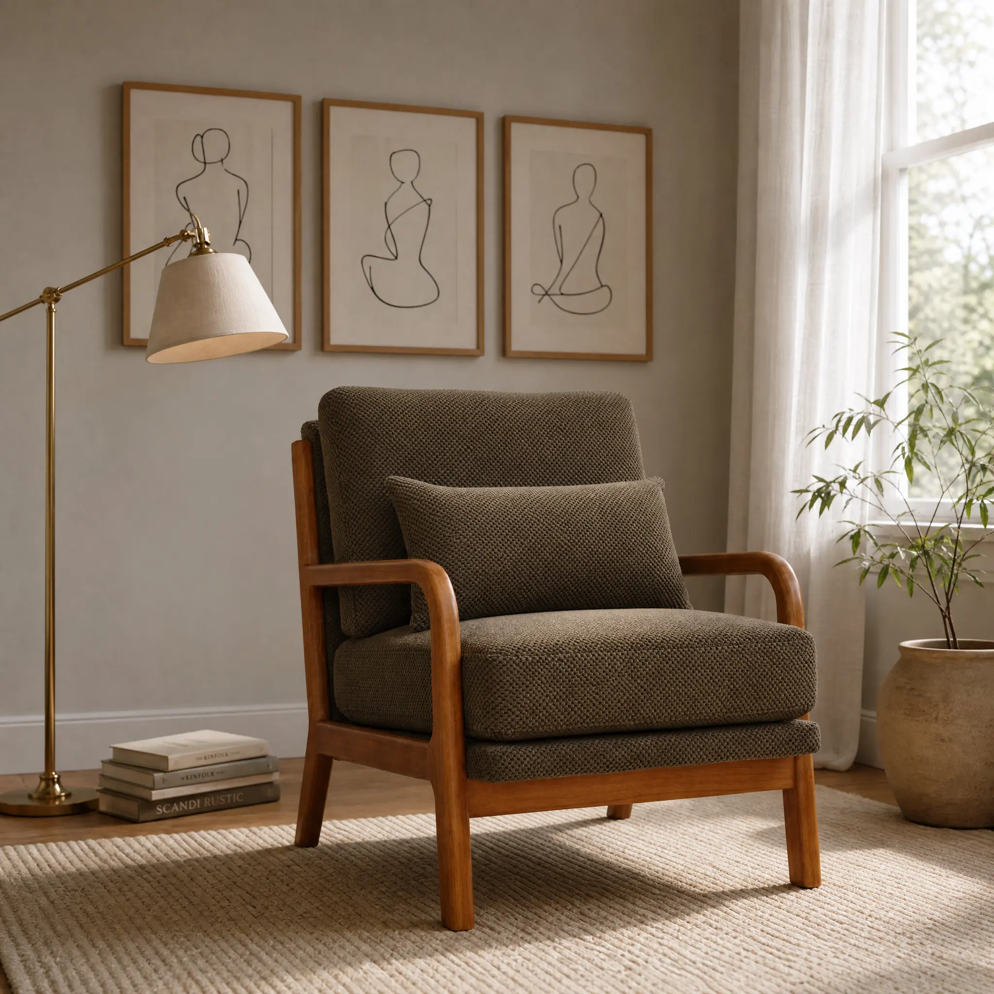 Wooden Lounge Chair