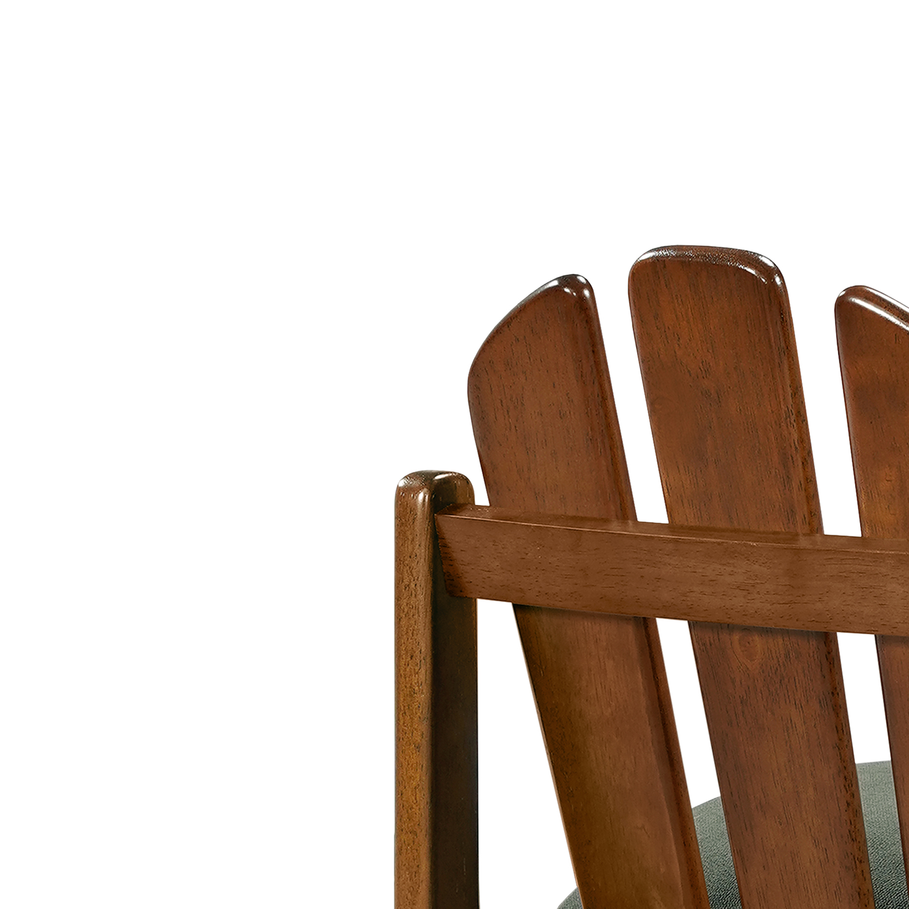 Upholstered Rubberwood Counter Stool, picture 4 of 4