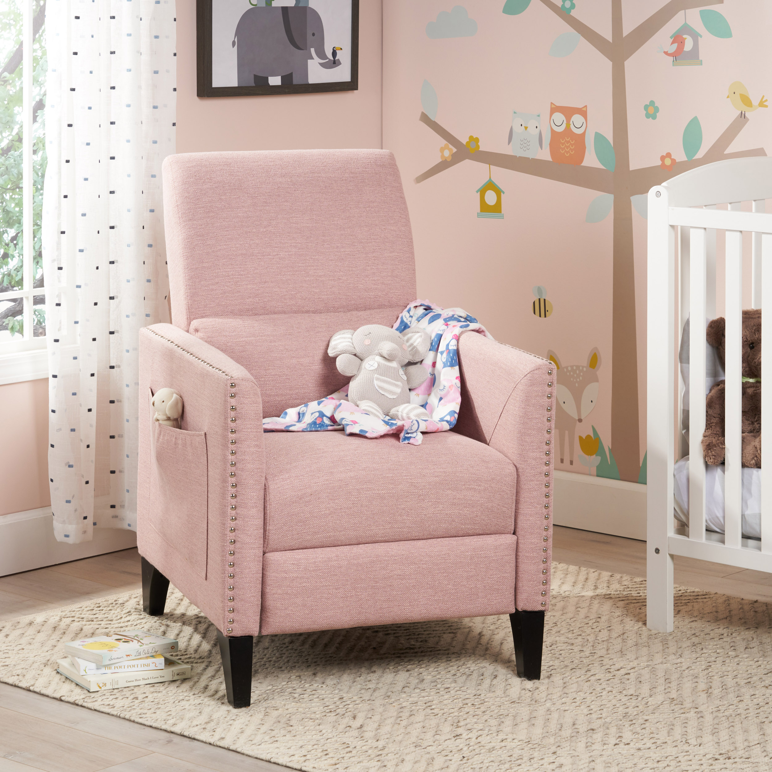 Fabric Pushback Recliner Chair, picture 2 of 3