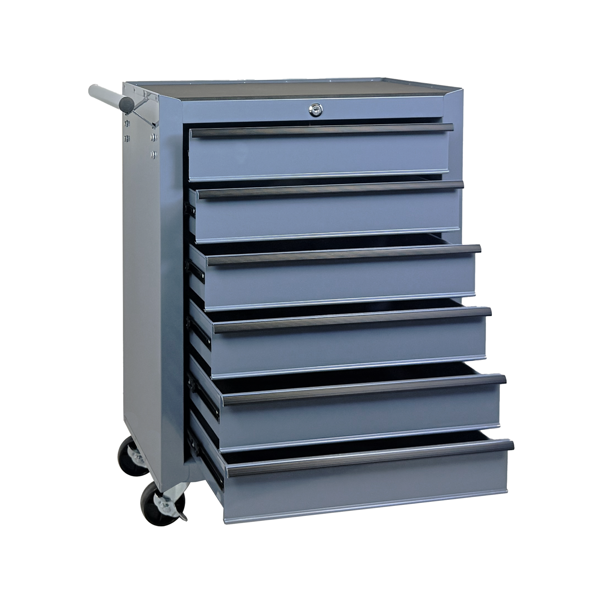 Rolling Metal Tool Chest with 6 Drawers, 20" 6-Drawer Tool Chest Cabinet with Ball Bearing Drawer Slides, Steel Tool Storage Box Organizer  -GREY — foto 13