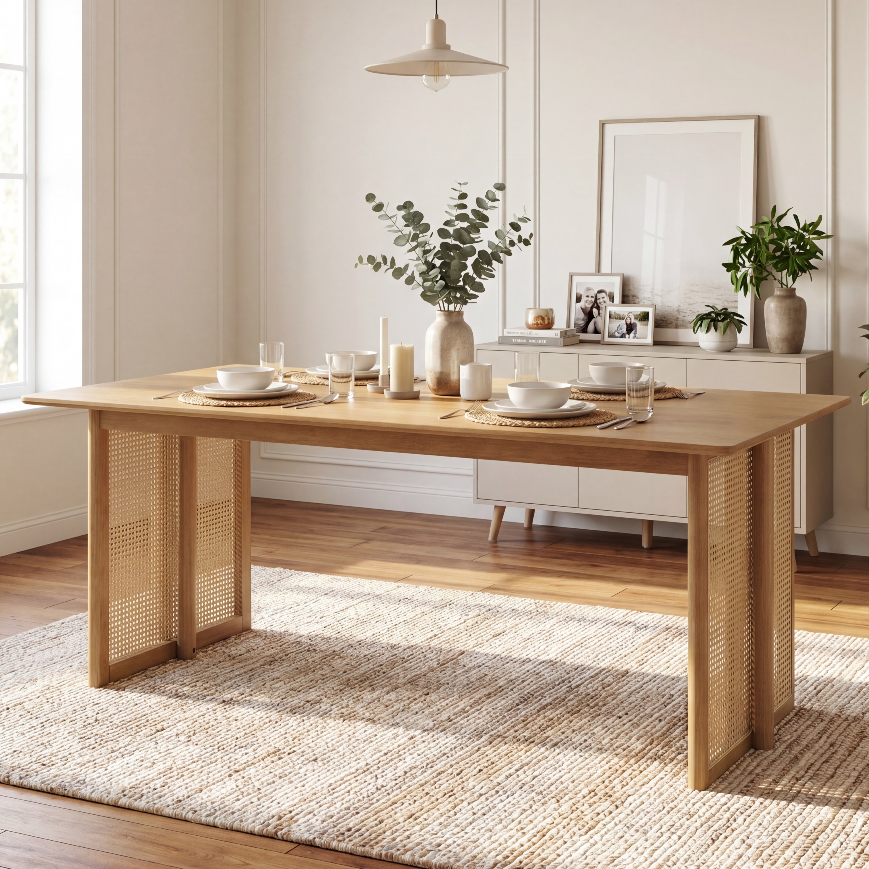 Rubber Wood Dining Table, picture 2 of 5