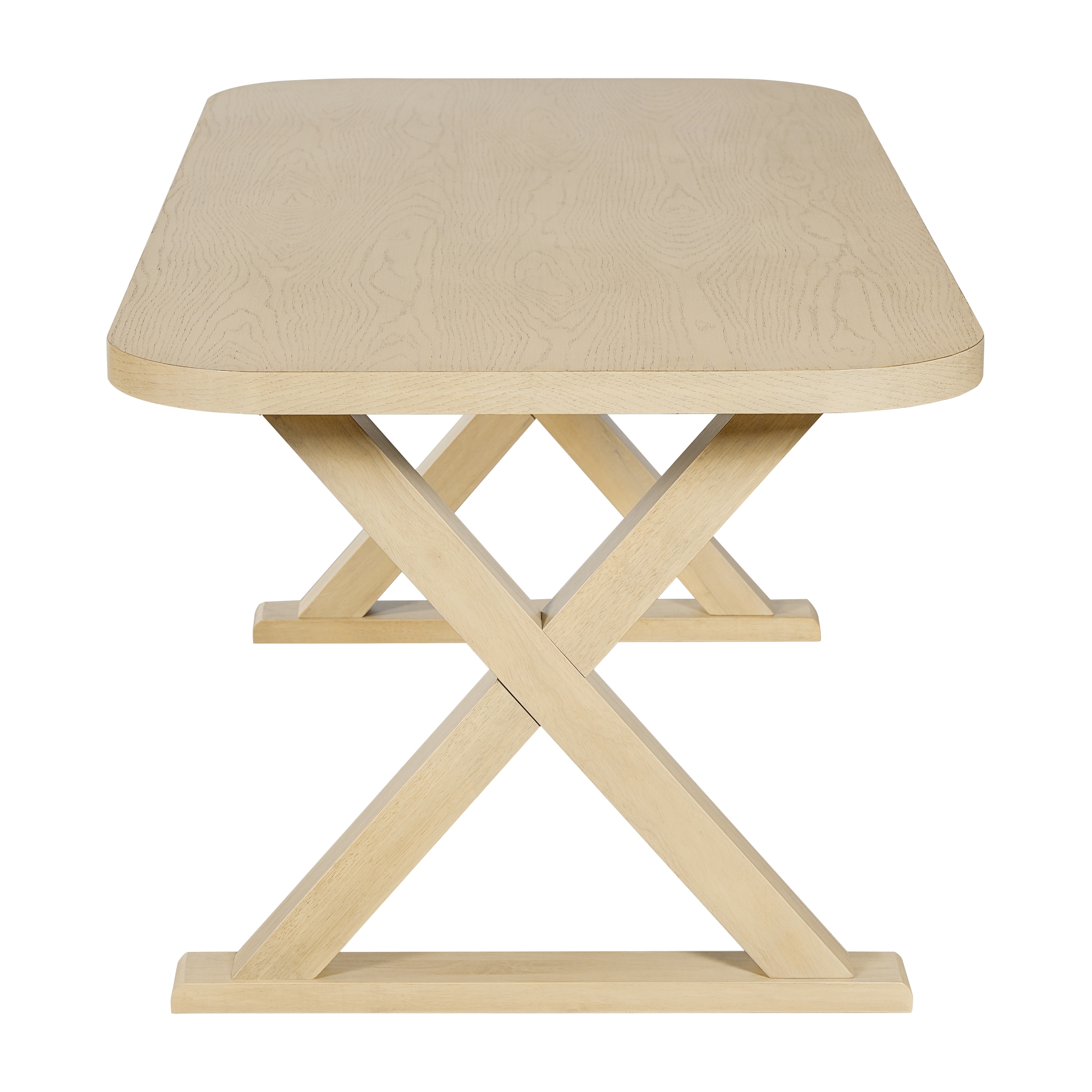 Oak Veneer Dining Table