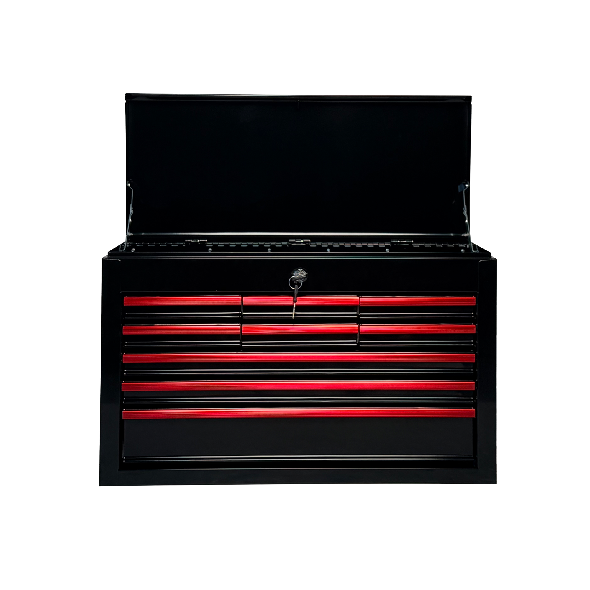 Heavy Duty Metal Tool Box, 24-inch, Portable Metal Tool Box with 9 Drawers, Small Tool Chest with EVA Liners, Ball Bearing Slide Drawers Locking & Powder Coated Finish, Multi-Function Tool Organizer — foto 13