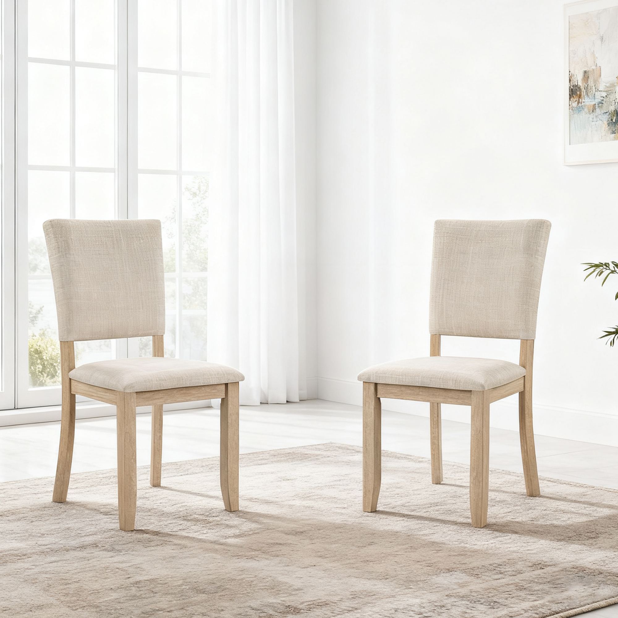 Upholstered Dining Chairs Set of 4