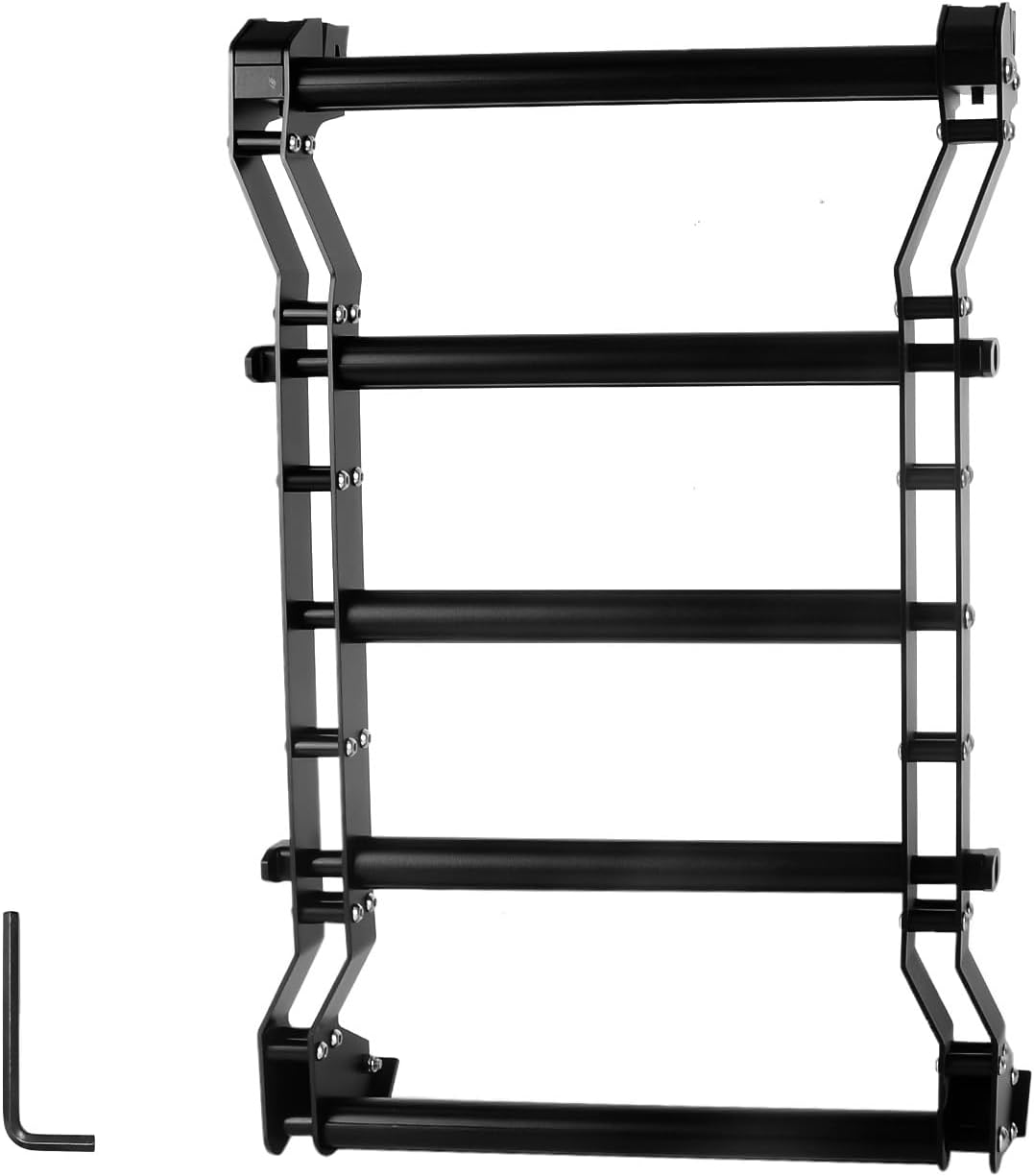 20269 Rear Window Ladder for 2018-2025 Jeep Wrangler JL JLU 2 Door 4 Door Luggage Ladder Rack Multifunctional Flank Kit — foto 7