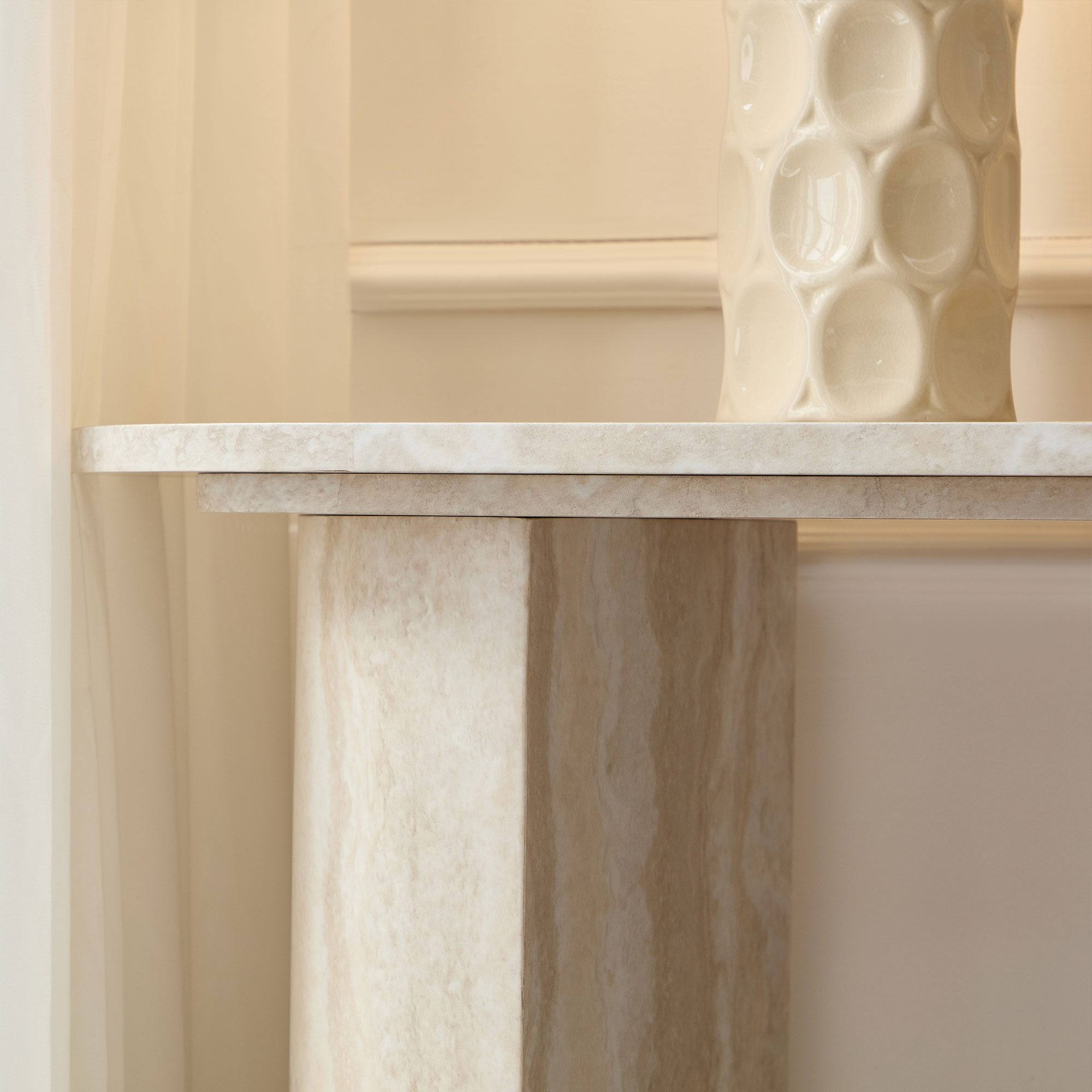 Faux Marble Console Table, picture 4 of 4