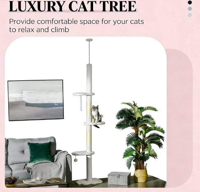 Cat Tree,Floor to Ceiling Cat Tree — image 1