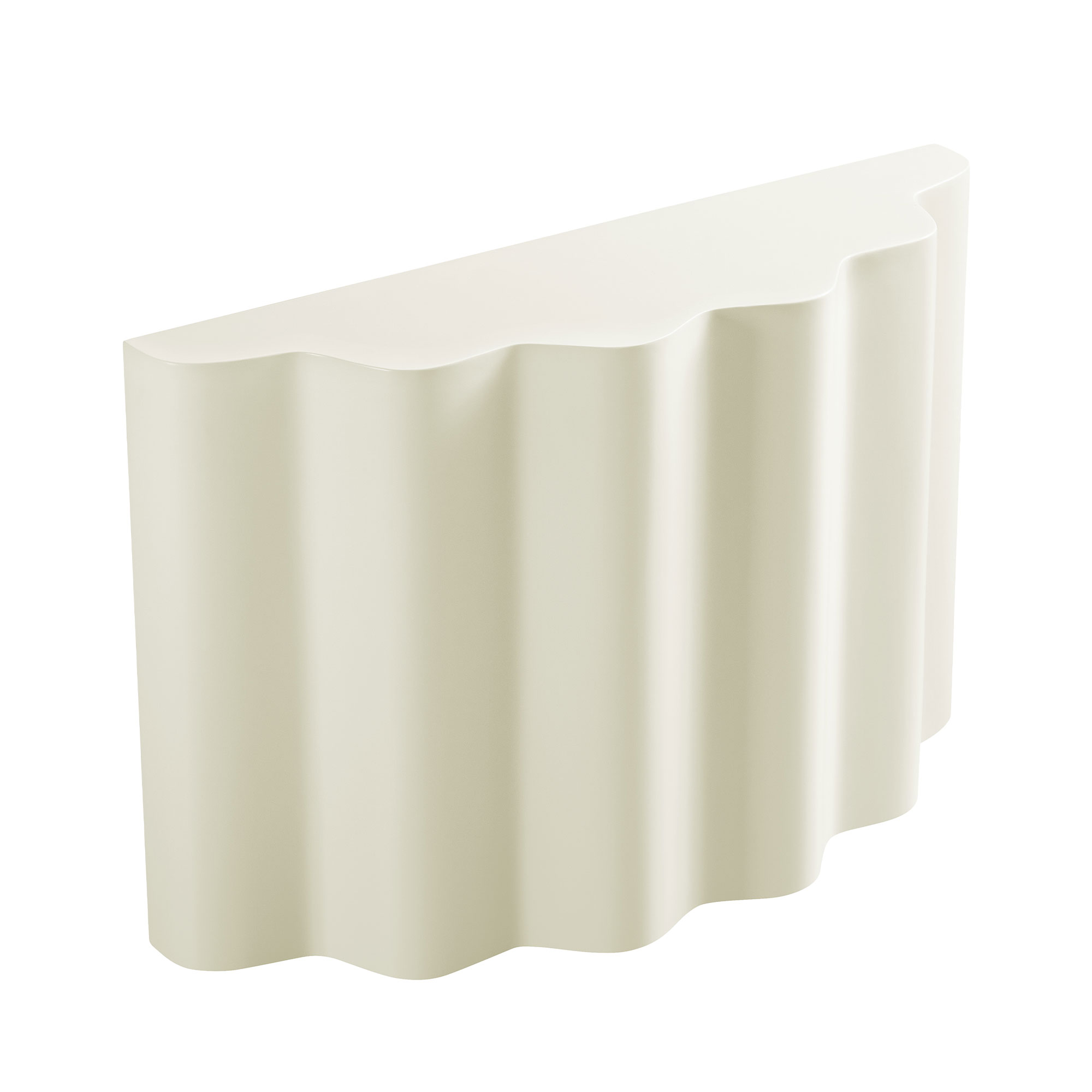 47.24 Inch Fiberglass Entryway Table for Living Room,Narrow Console Table, Modern Wavy Design Sofa Table Entrance Table for Hallway, Entrance,No need Assembly.W2582P427012 — foto 2