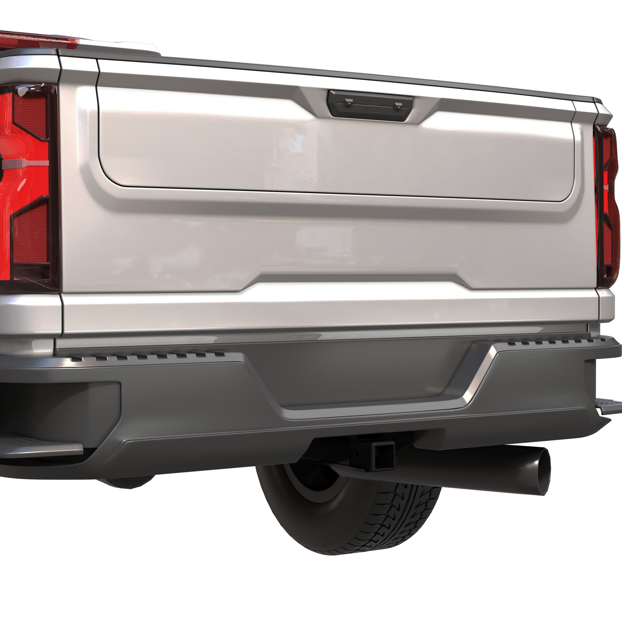 Steel Class 3 Trailer Hitch, 2 Inch Square Receiver, Black, For 1999-2013 Chevrolet Silverado / GMC Sierra 1500, 2001-07 1500HD,1999-2004  2500,selected models (Please Verify Vehicle Application) — foto 3