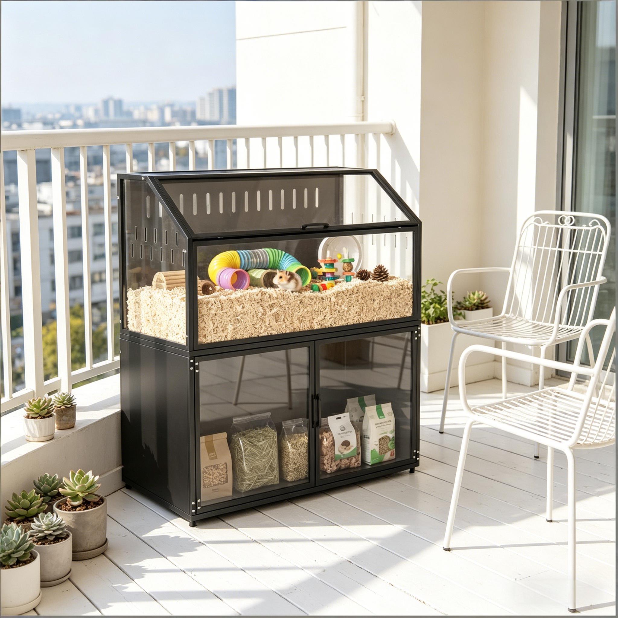 Small Animals Cage,Hedgehogs Cage,Mice Cage,Gerbil Cage,Spacious Habitatc
