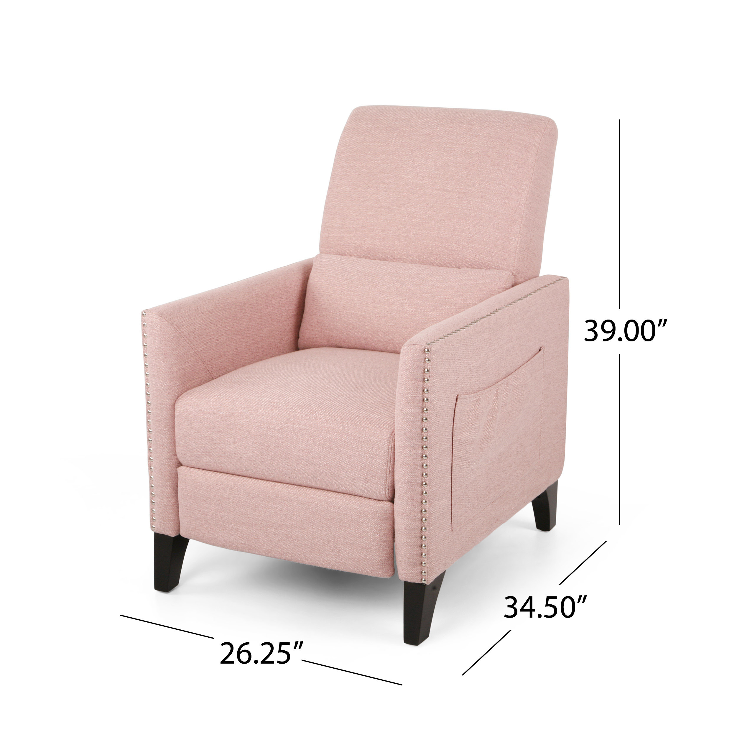 Fabric Pushback Recliner Chair, picture 3 of 3