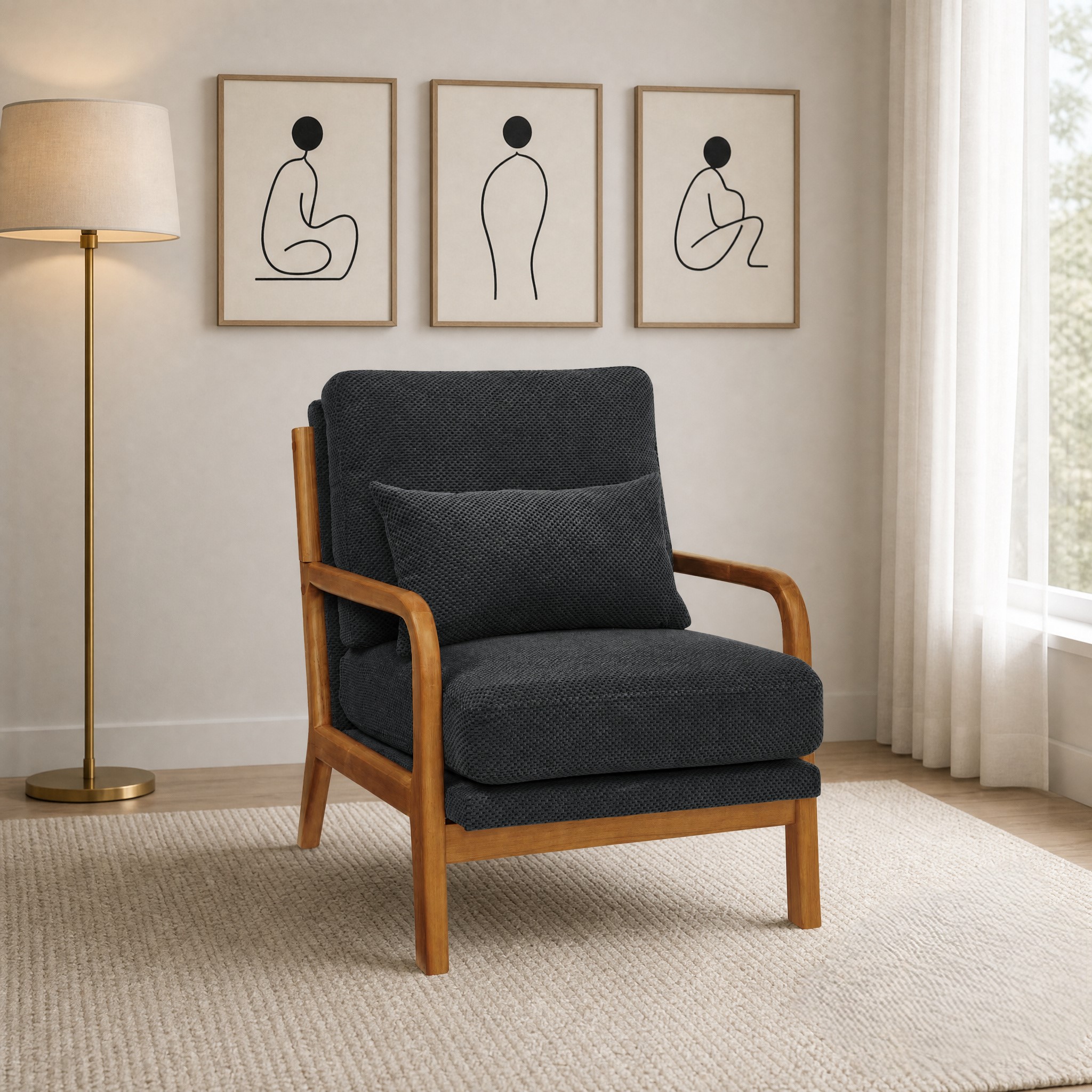 Wooden Lounge Chair