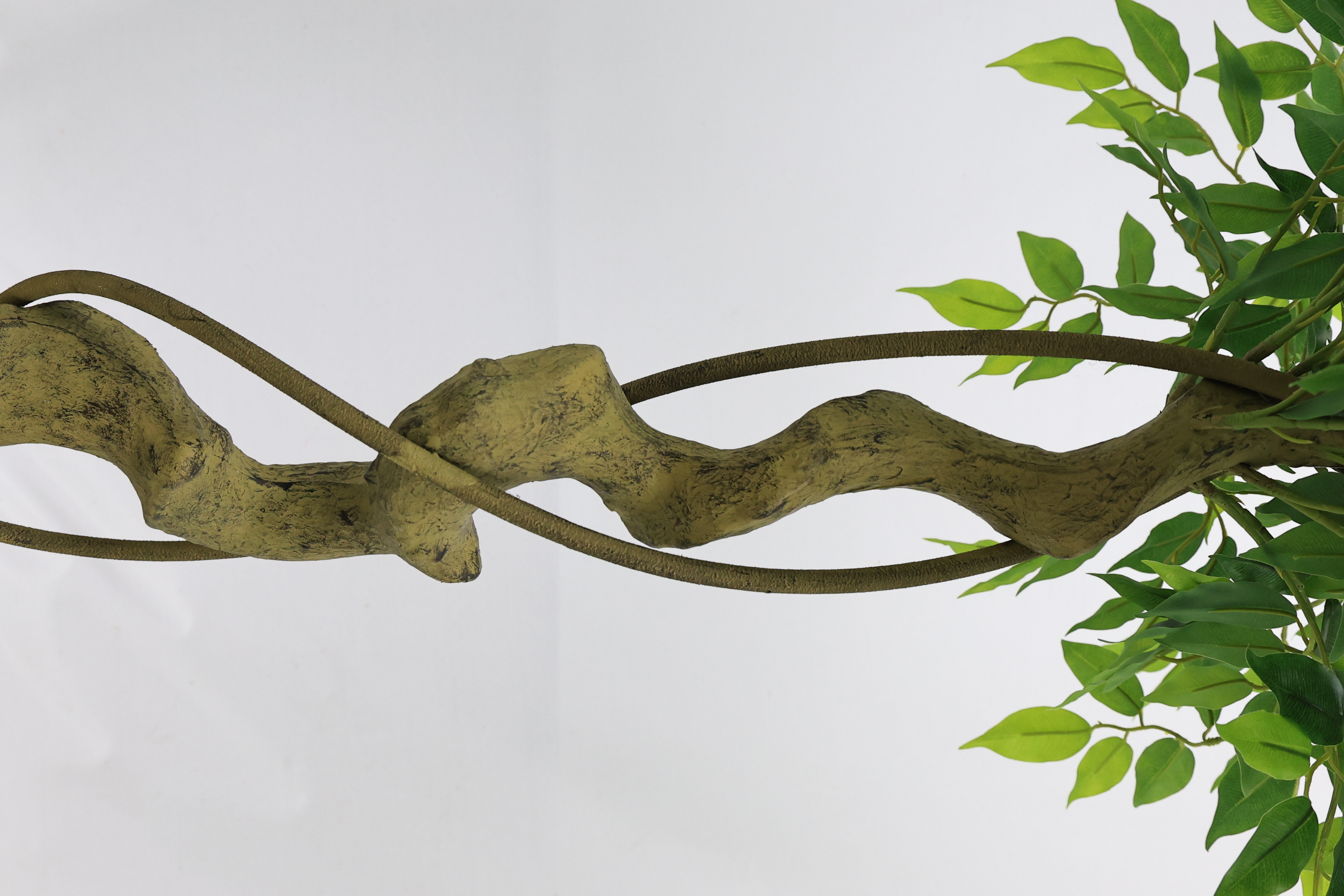 6FT Artificial Ficus Tree, Lifelike Faux Banyan Tree with Pot for Home, Office Patio Decor, 1pc/set — foto 4