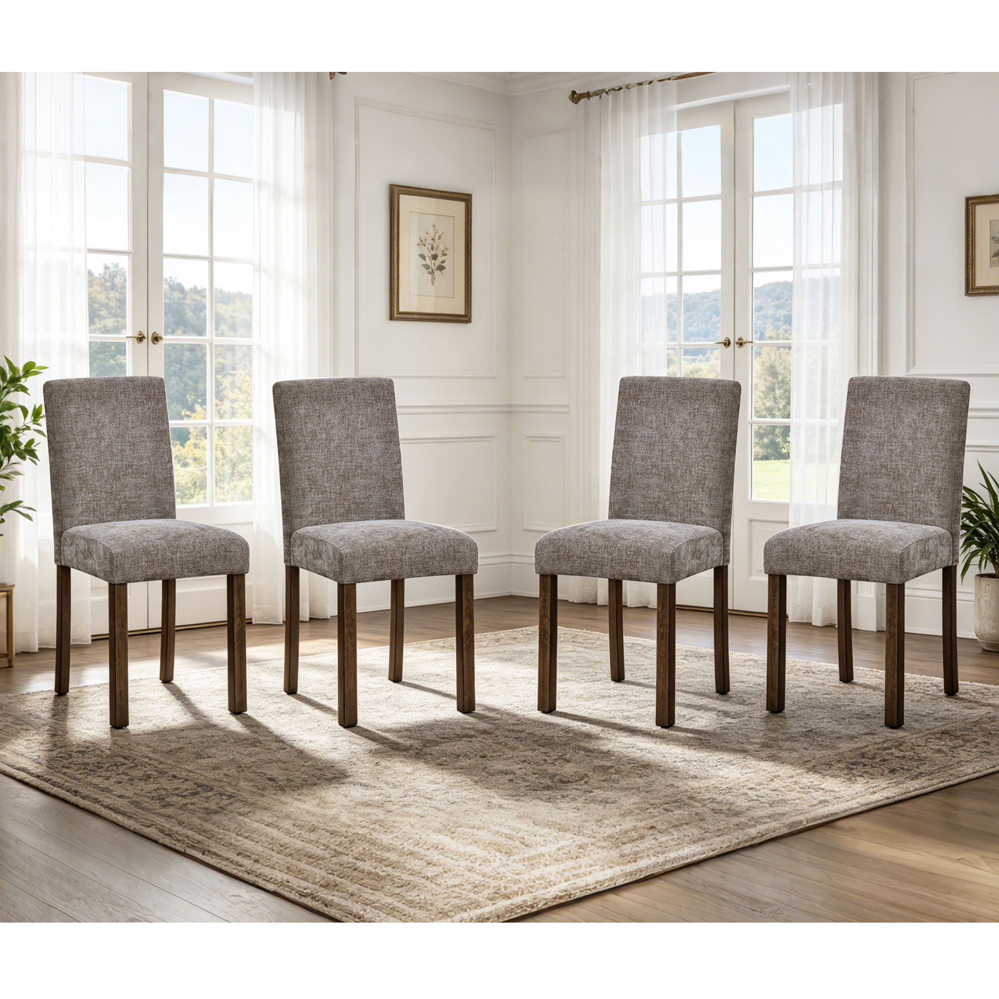 Upholstered Wooden Dining Chairs