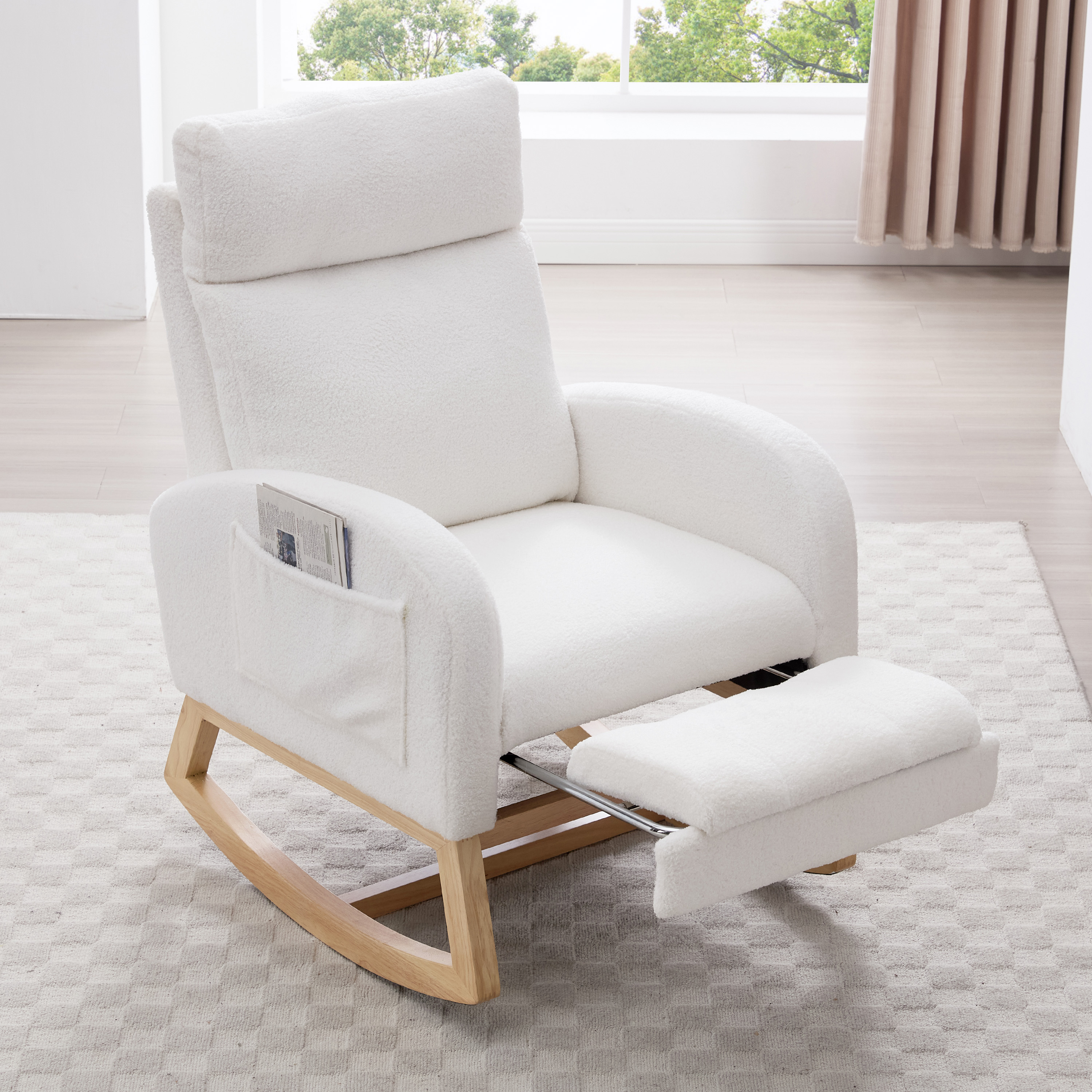 Teddy Fabric Rocking Chair, picture 2 of 5